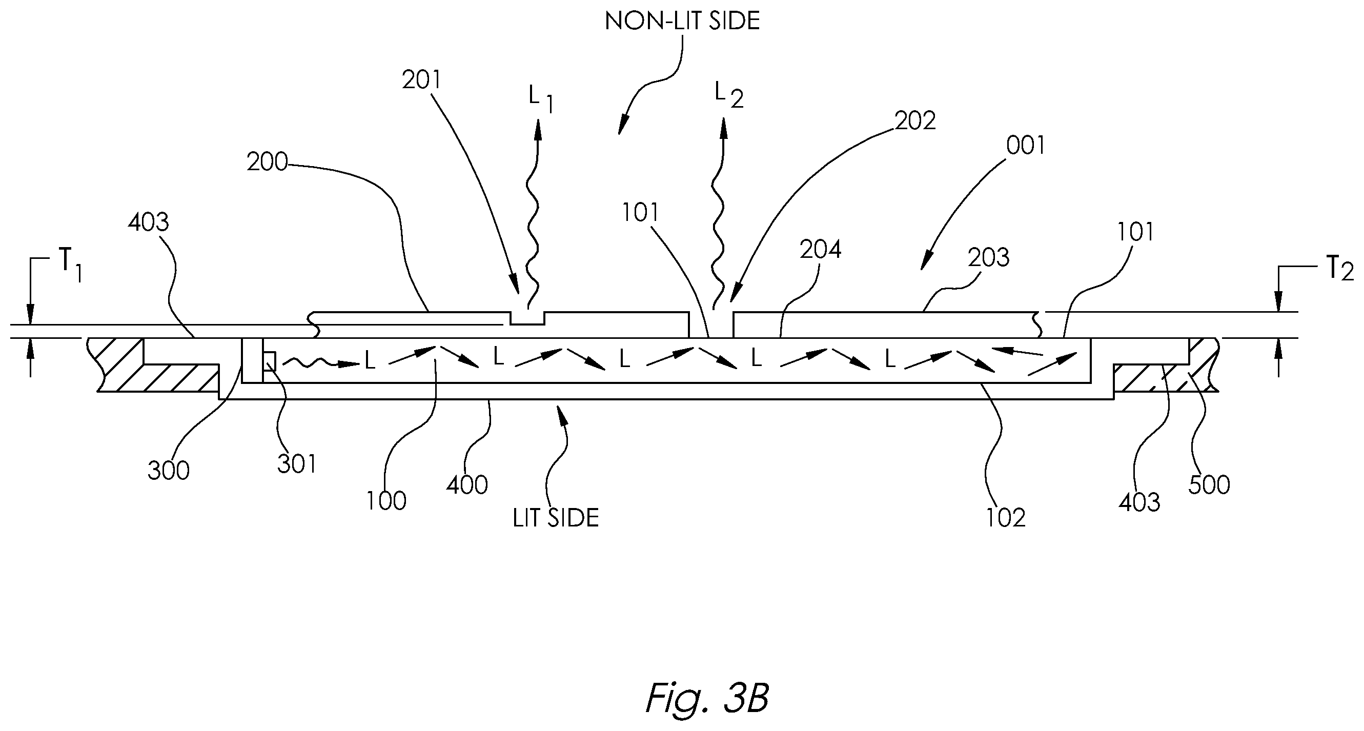 Patent US11814142 Figure 5 – Backlighted surface covering