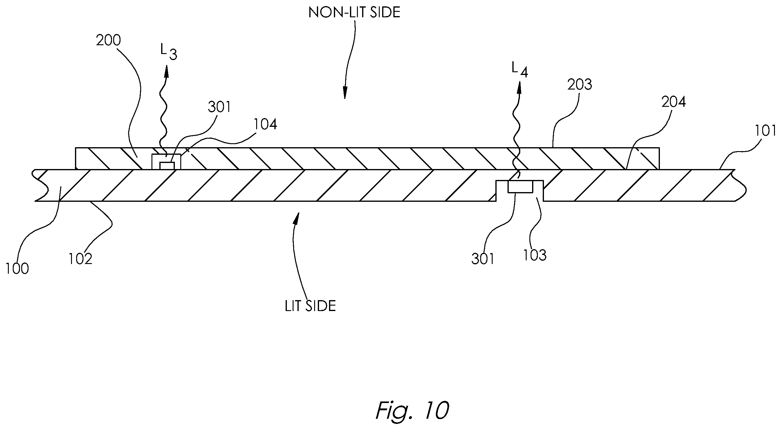 Patent US11814142 Figure 12 – Backlighted surface covering