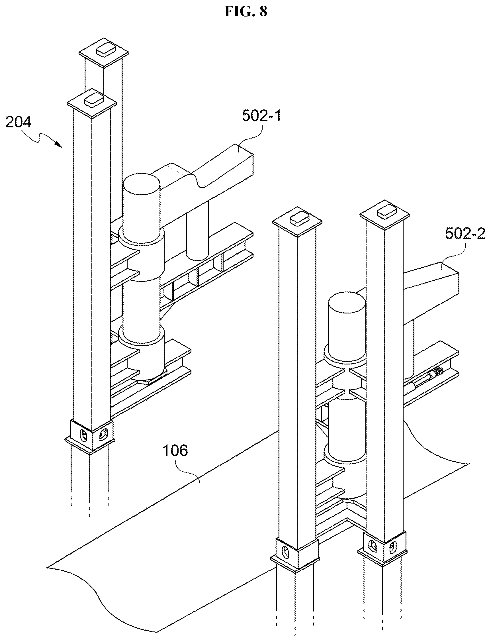 Patent US11814144 Figure 8 – Method for assembling wind power generator by using installation ship for floating-type offshore wind power generation