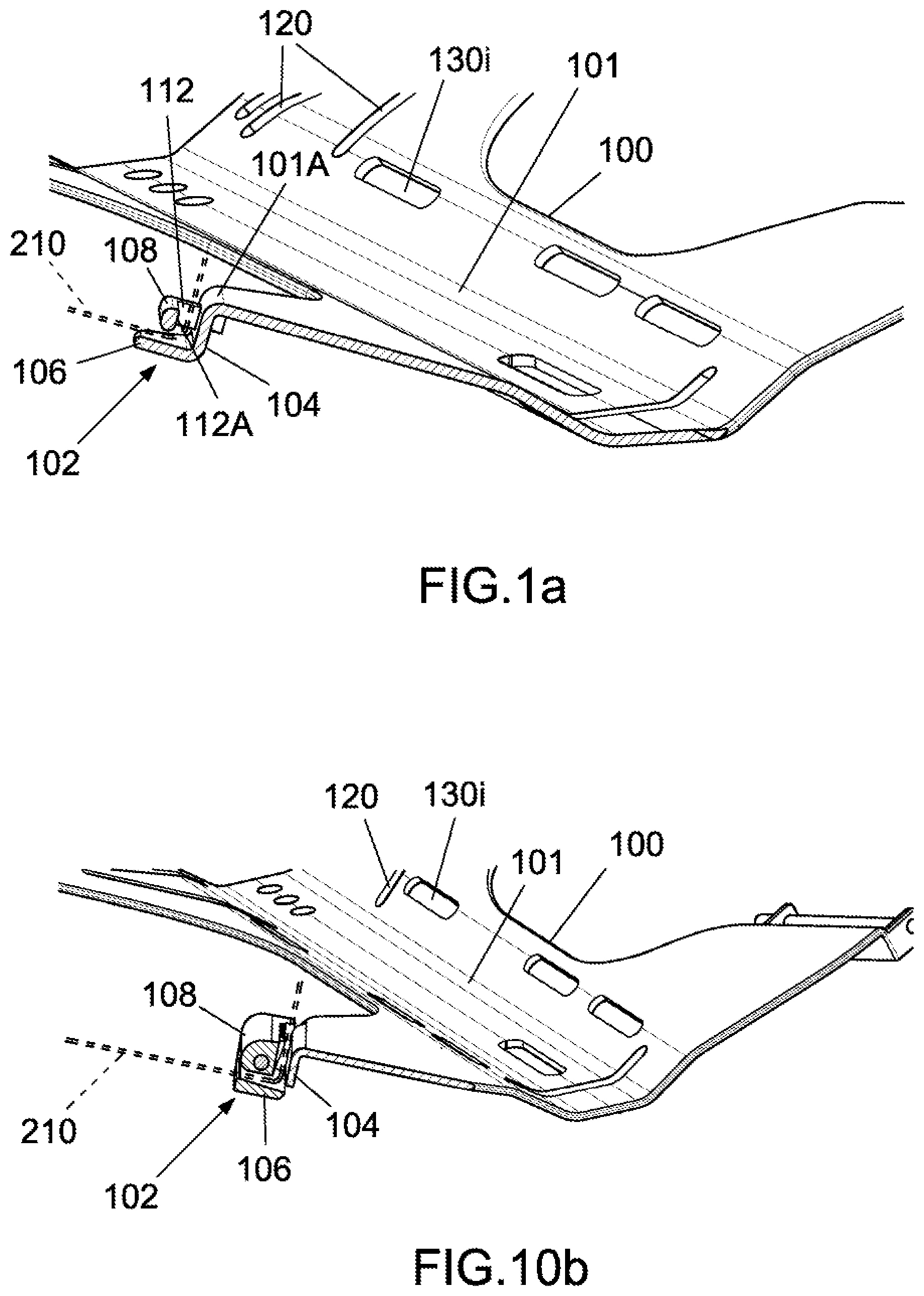 Patent US11814145 Figure 2 – Backrest for scuba diving with a single strap adjustment system