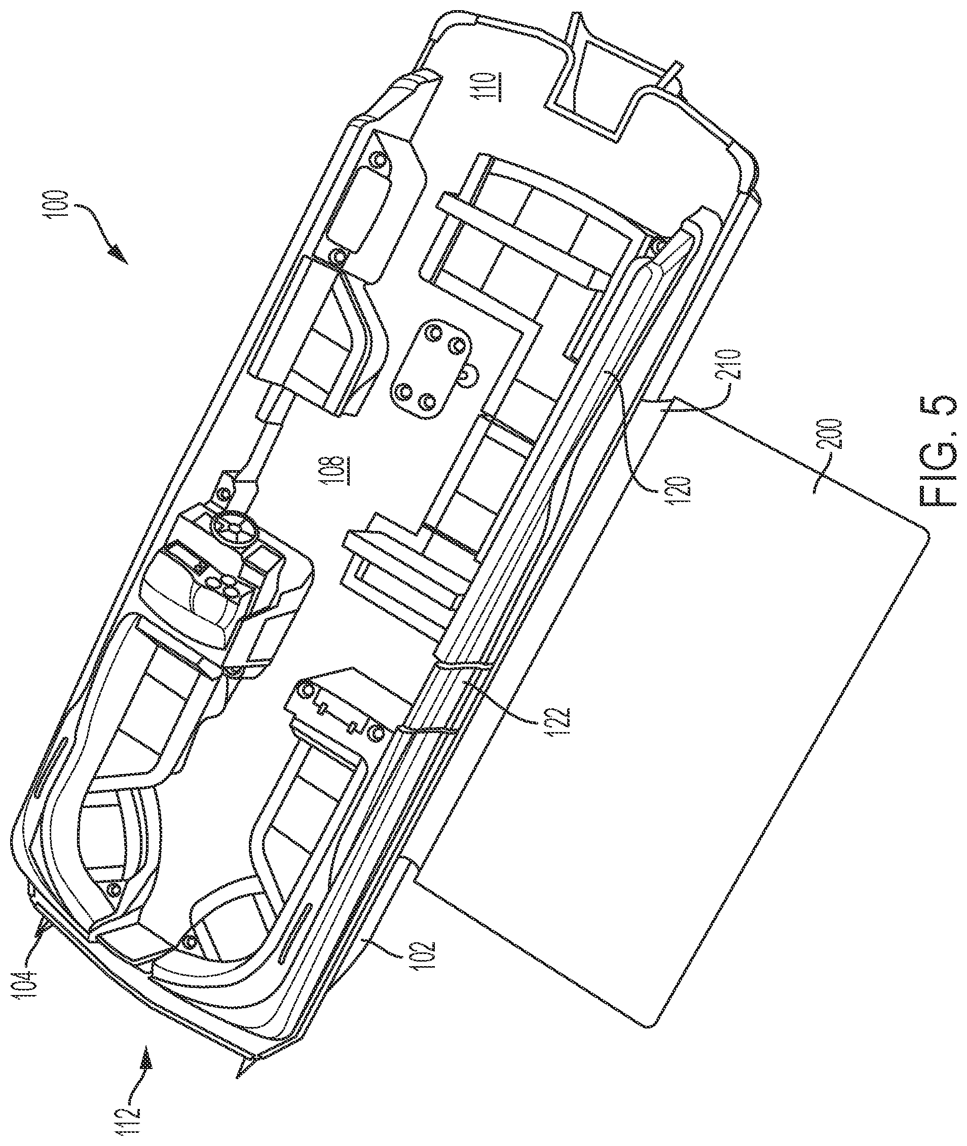 Patent US11814147 Figure 4 – Boat with a water mat