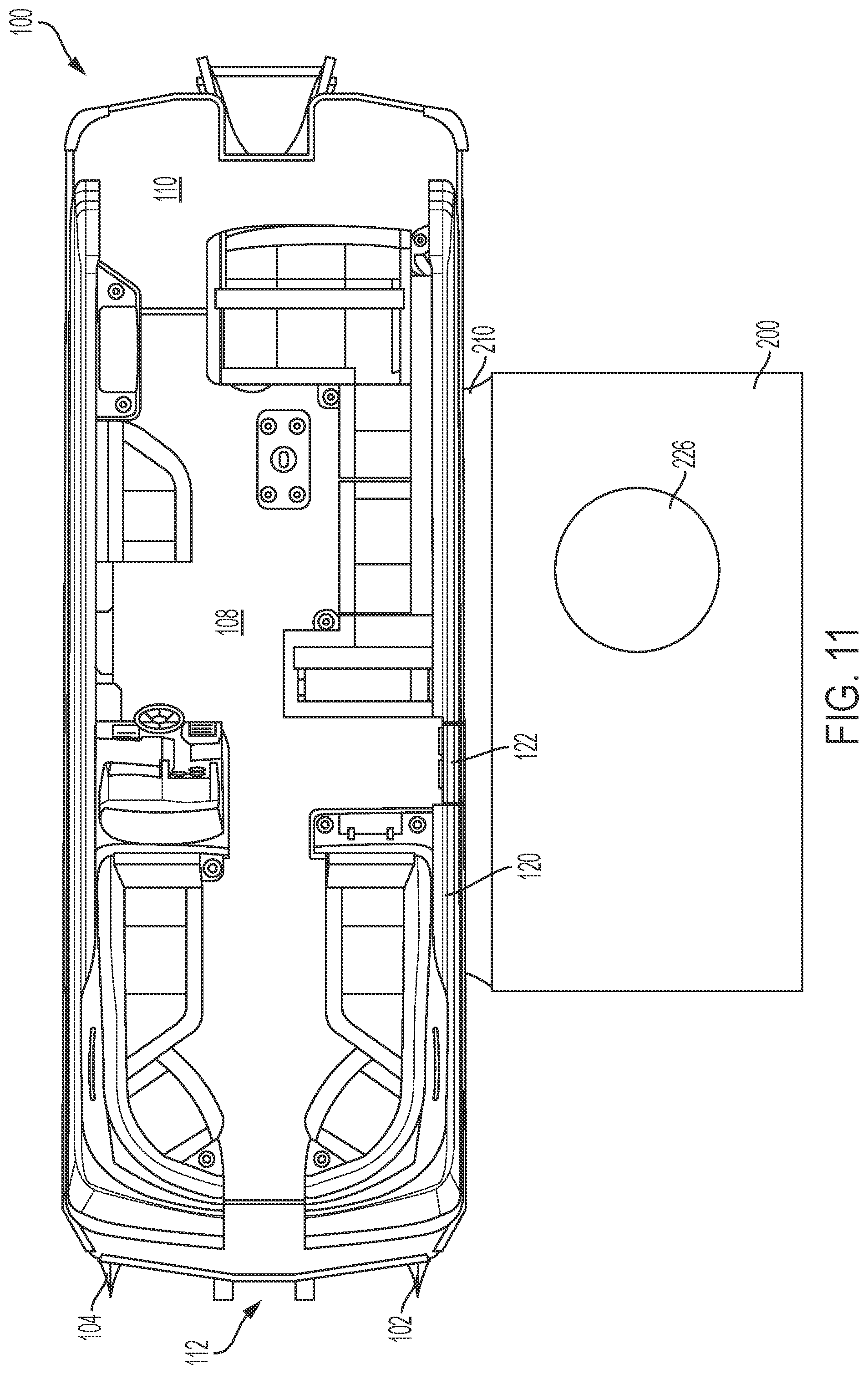 Patent US11814147 Figure 10 – Boat with a water mat
