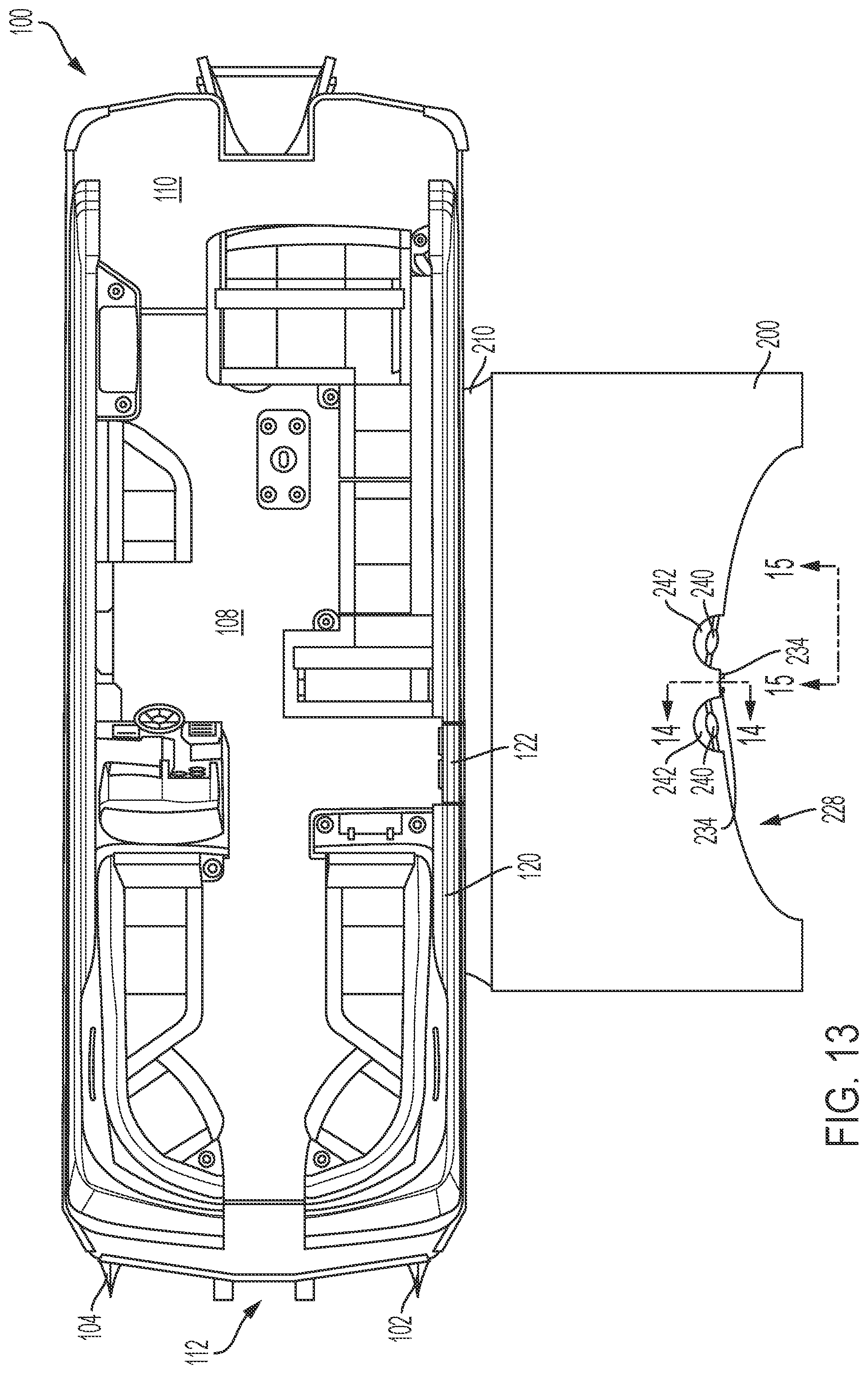 Patent US11814147 Figure 12 – Boat with a water mat