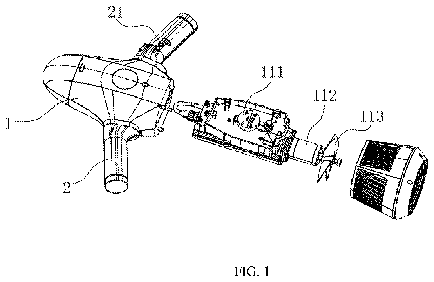 Patent US11814149 Figure 1 – Multifunctional underwater propeller