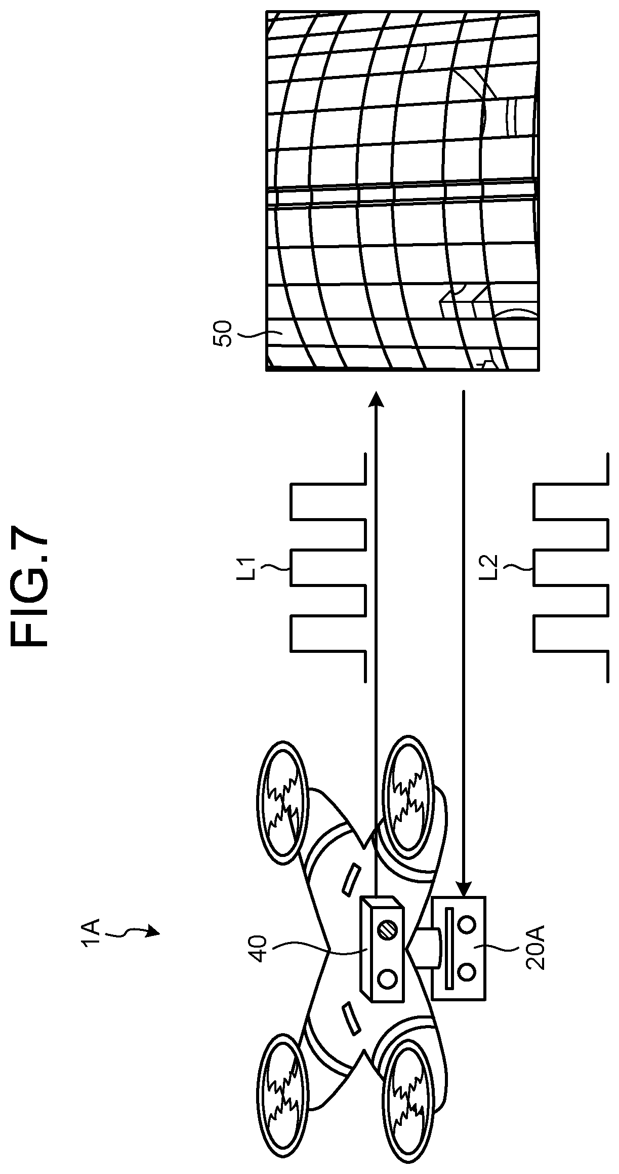 Patent US11814155 Figure 7 – Control apparatus and control method for specular object detection based on an unmanned aerial vehicle's reflection