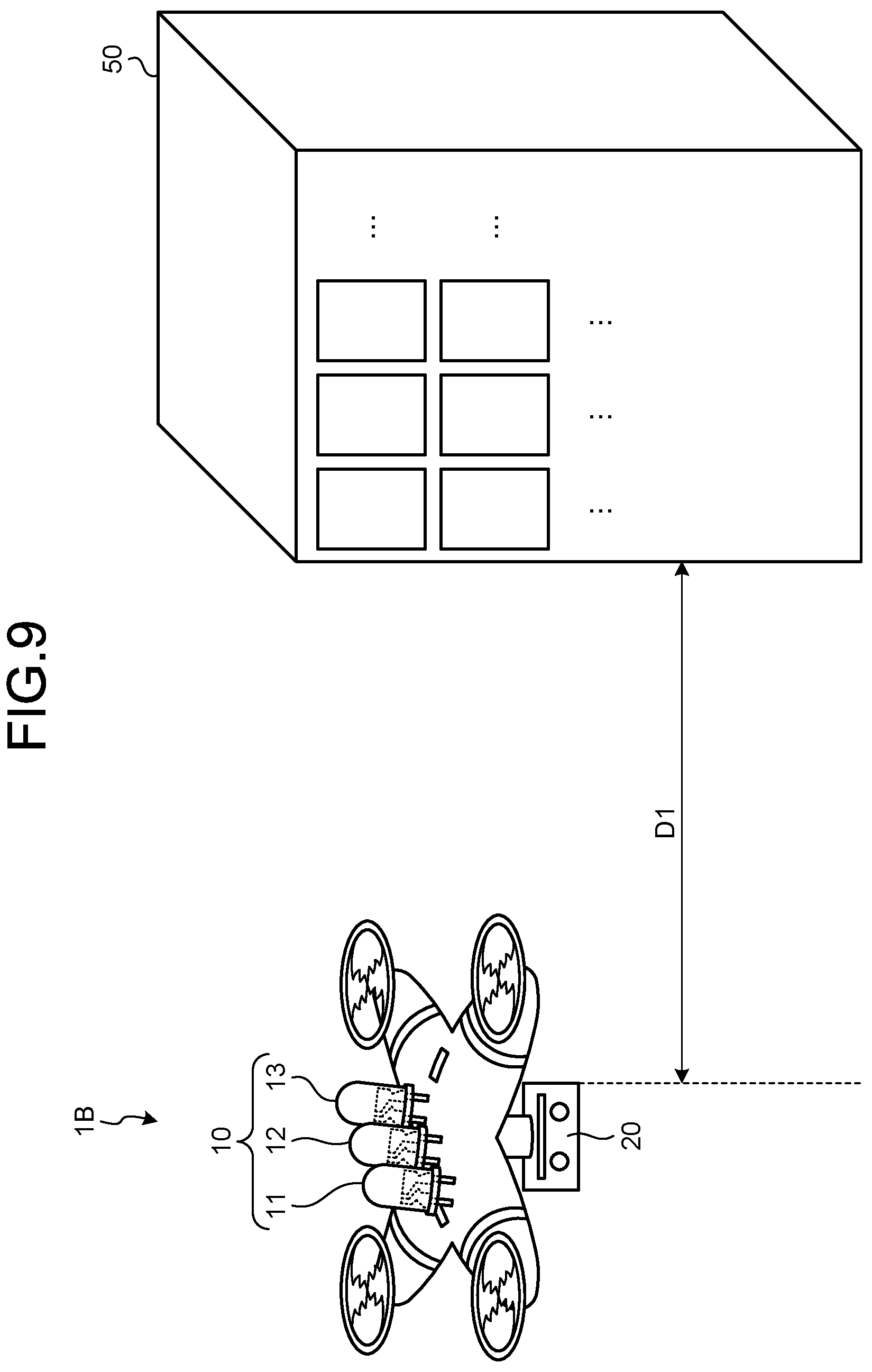 Patent US11814155 Figure 9 – Control apparatus and control method for specular object detection based on an unmanned aerial vehicle's reflection