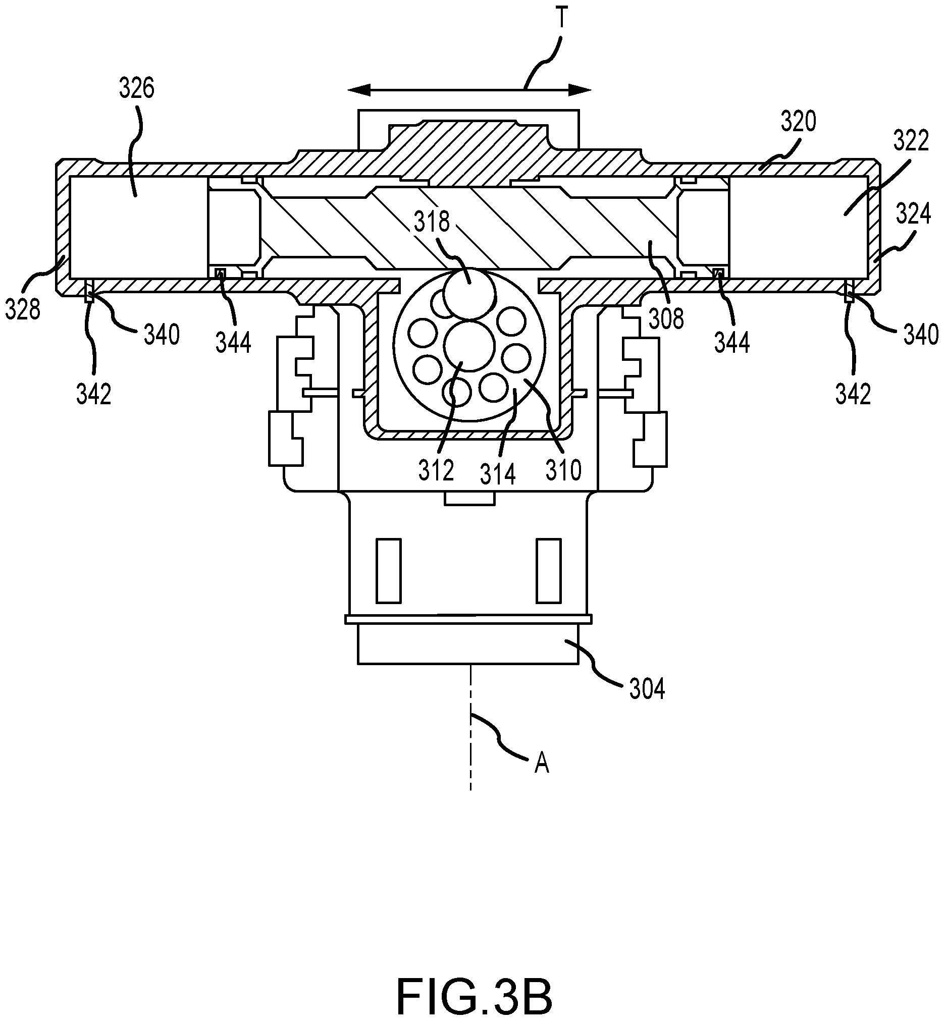 Patent US11814159 Figure 4 – Nose wheel steering system