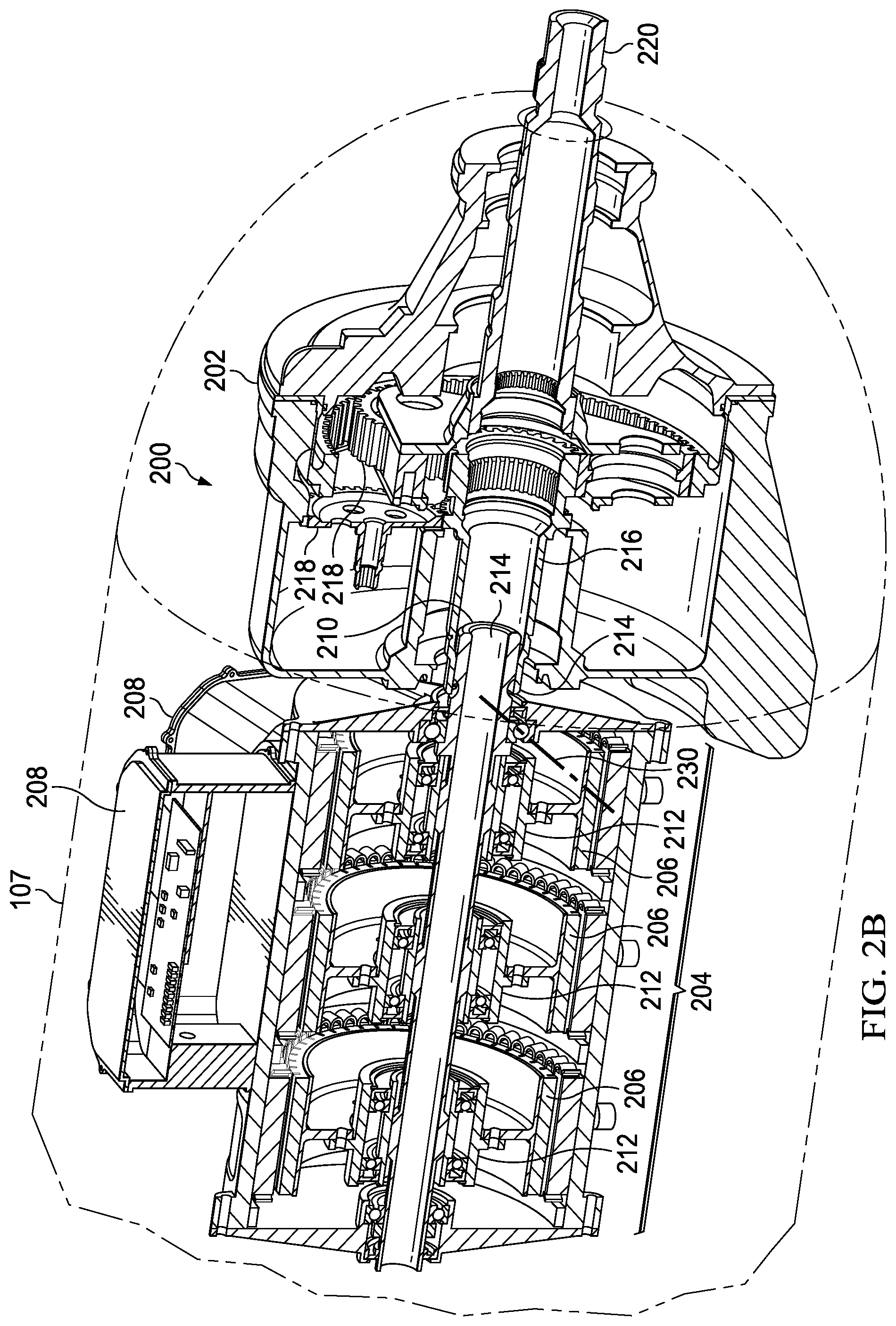 Patent US11814163 Figure 4 – Electric tiltrotor aircraft with tilting coaxial motors and gearbox