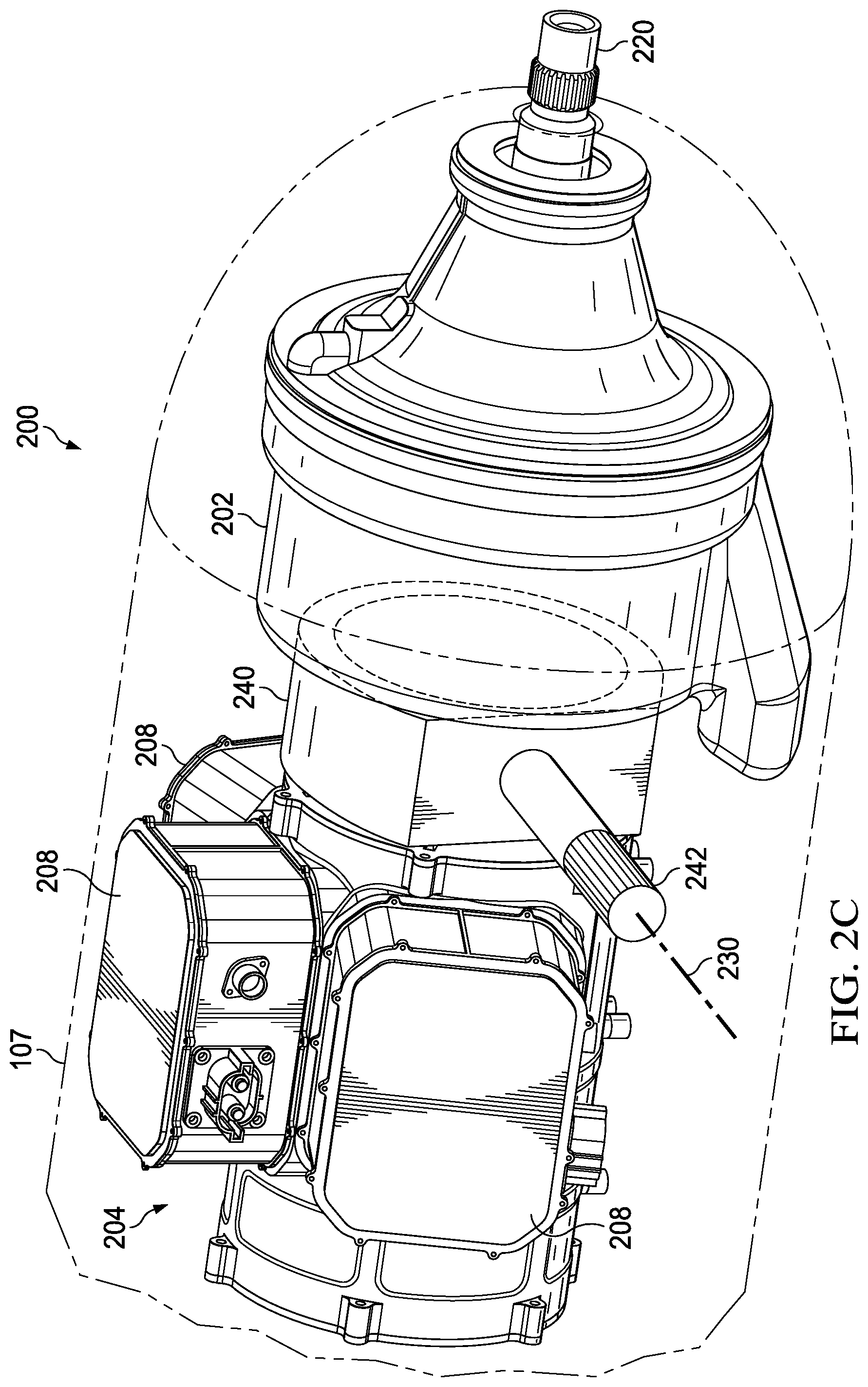 Patent US11814163 Figure 5 – Electric tiltrotor aircraft with tilting coaxial motors and gearbox
