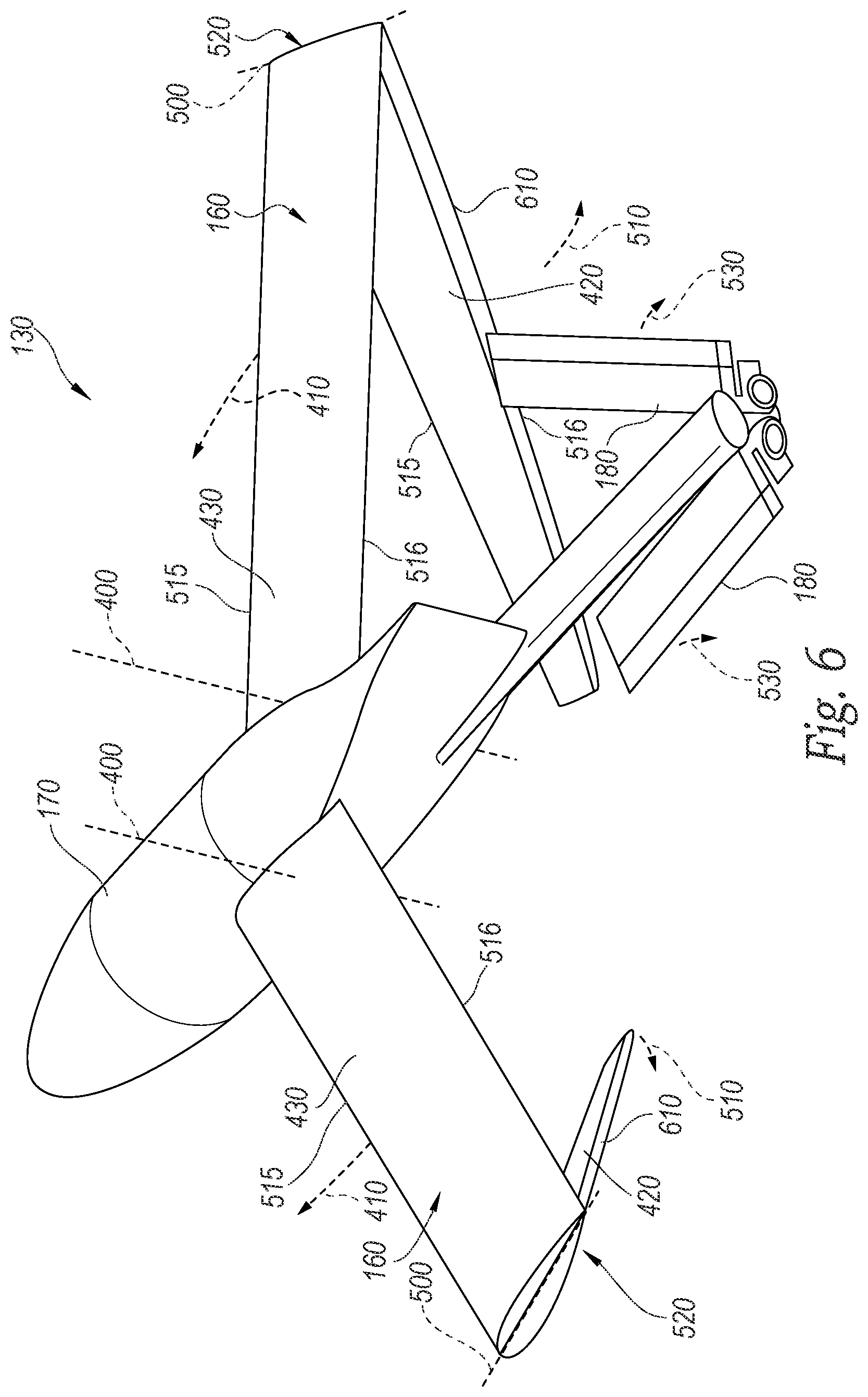 Patent US11814165 Figure 6 – Systems and methods for aerodynamic deployment of wing structures