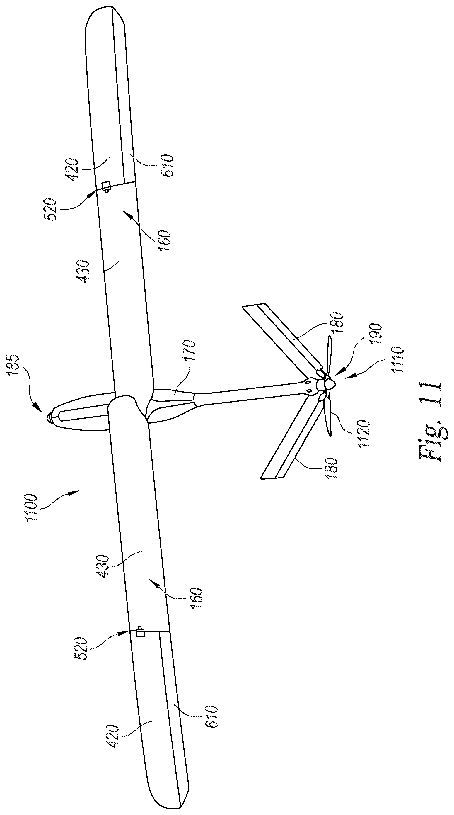 Patent US11814165 Figure 11 – Systems and methods for aerodynamic deployment of wing structures