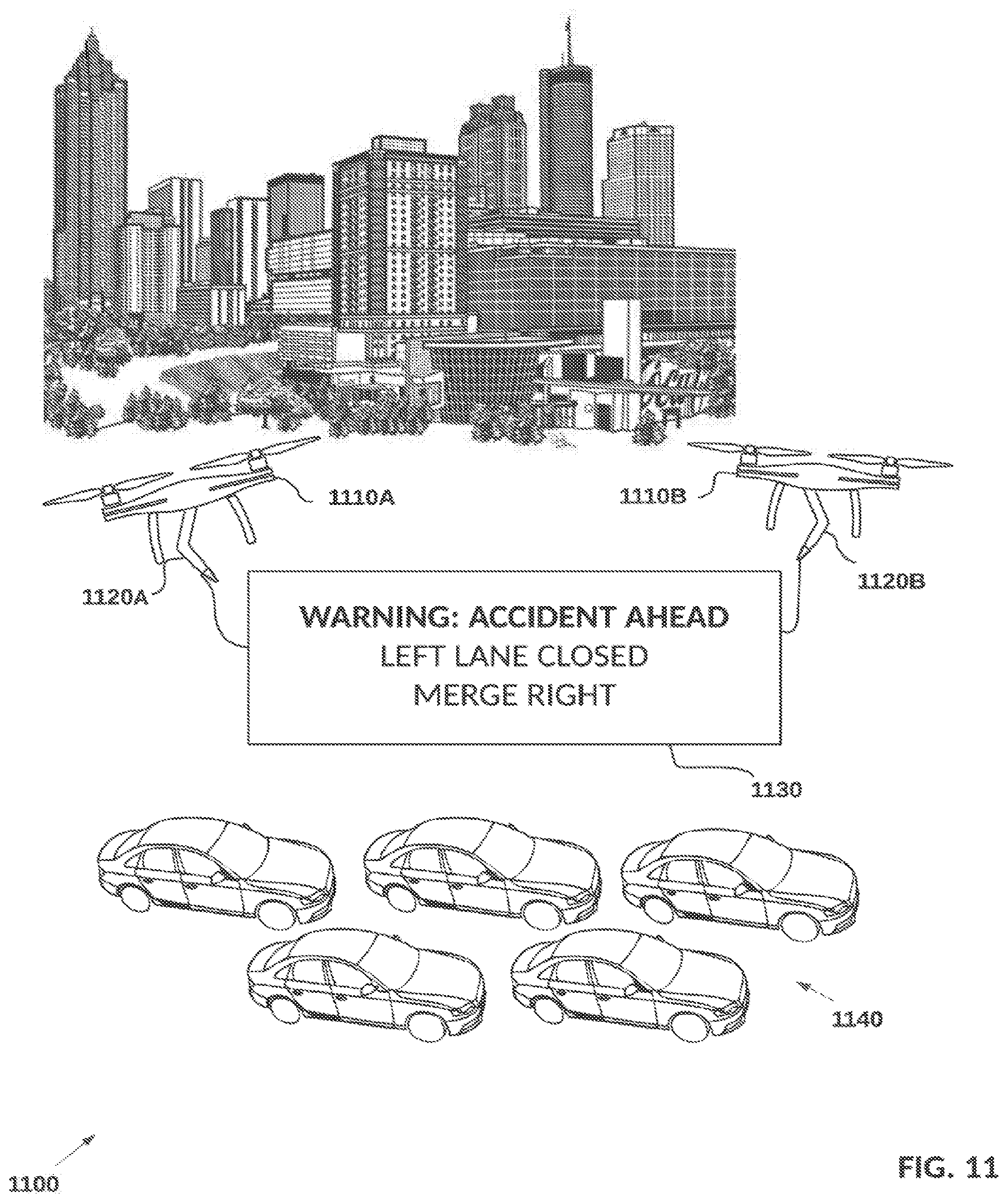 Patent US11814173 Figure 11 – Systems and methods for unmanned aerial vehicles