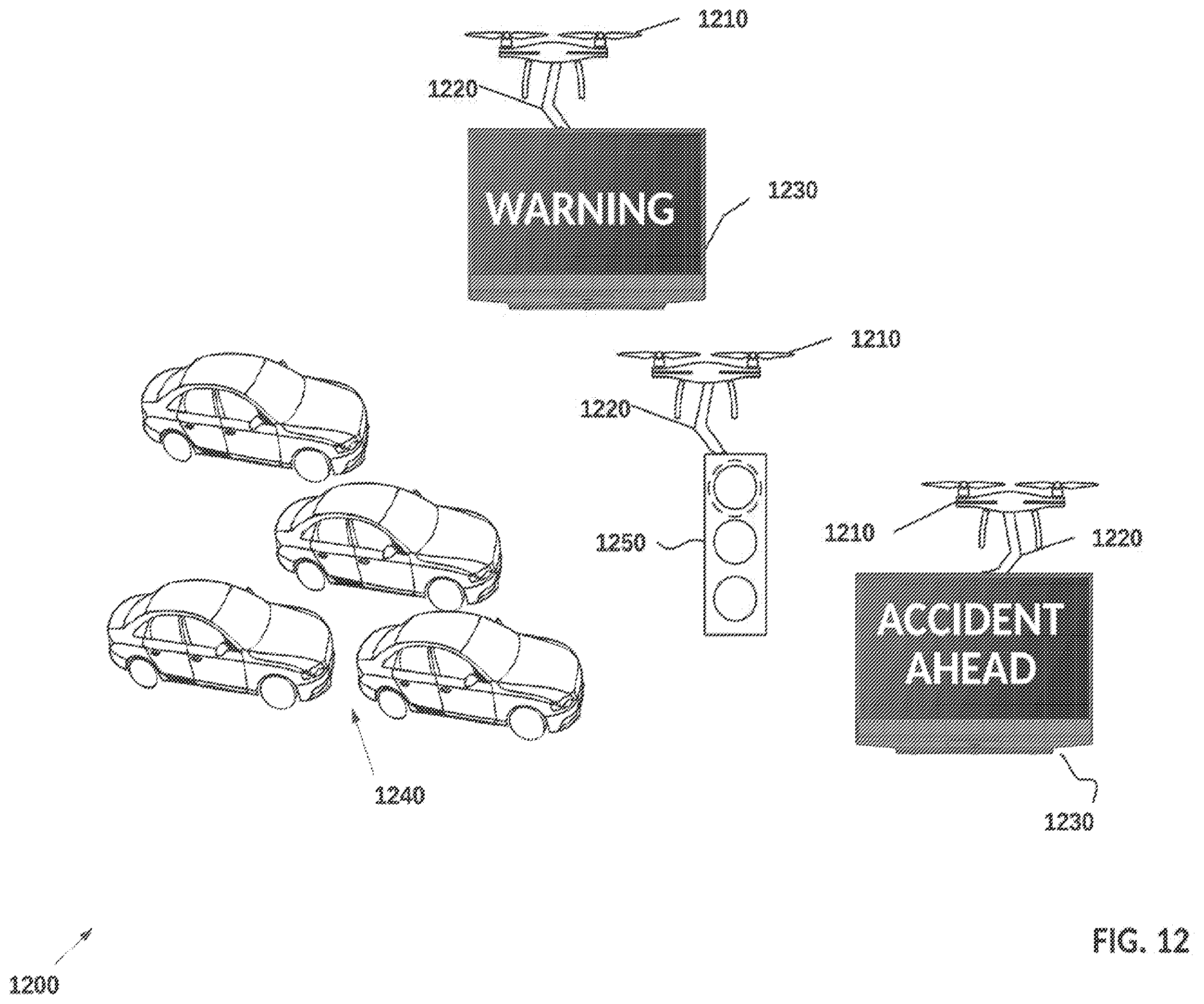 Patent US11814173 Figure 12 – Systems and methods for unmanned aerial vehicles
