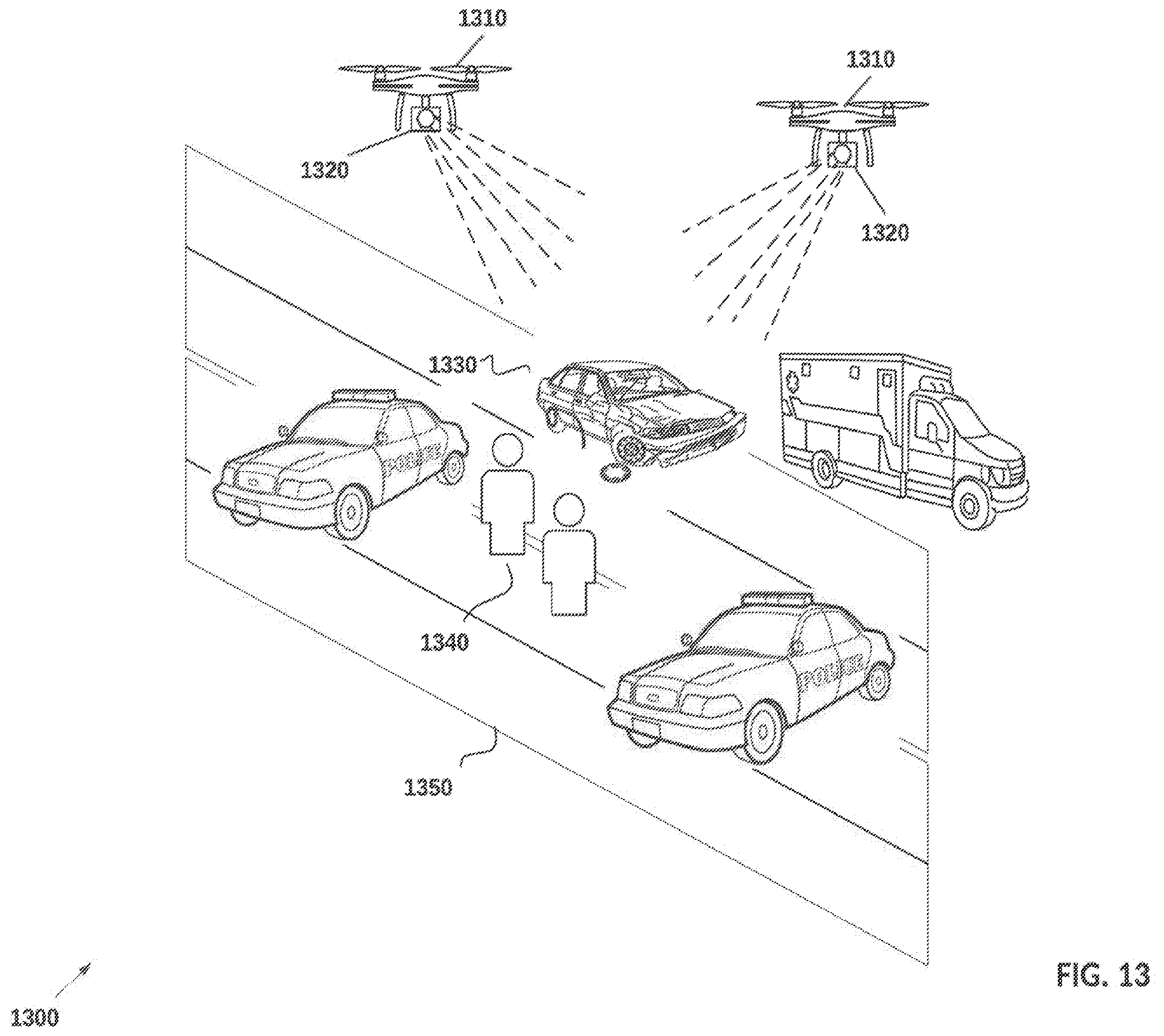 Patent US11814173 Figure 13 – Systems and methods for unmanned aerial vehicles