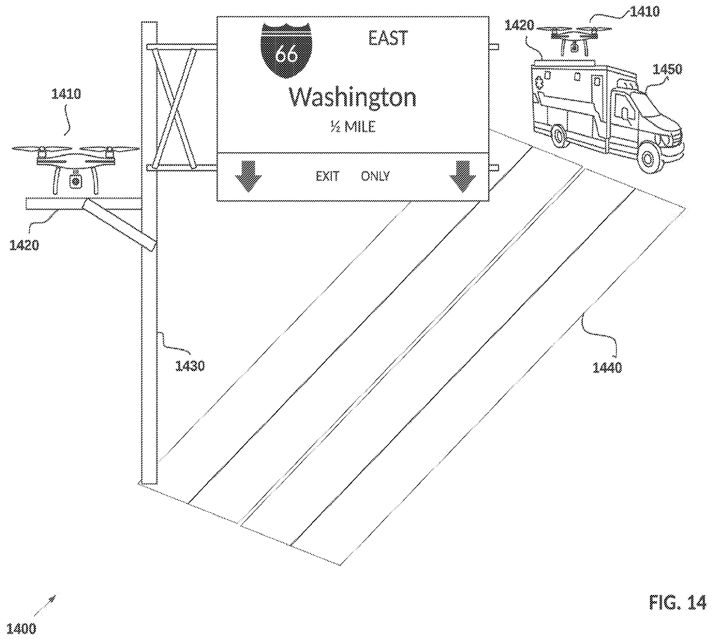Patent US11814173 Figure 14 – Systems and methods for unmanned aerial vehicles