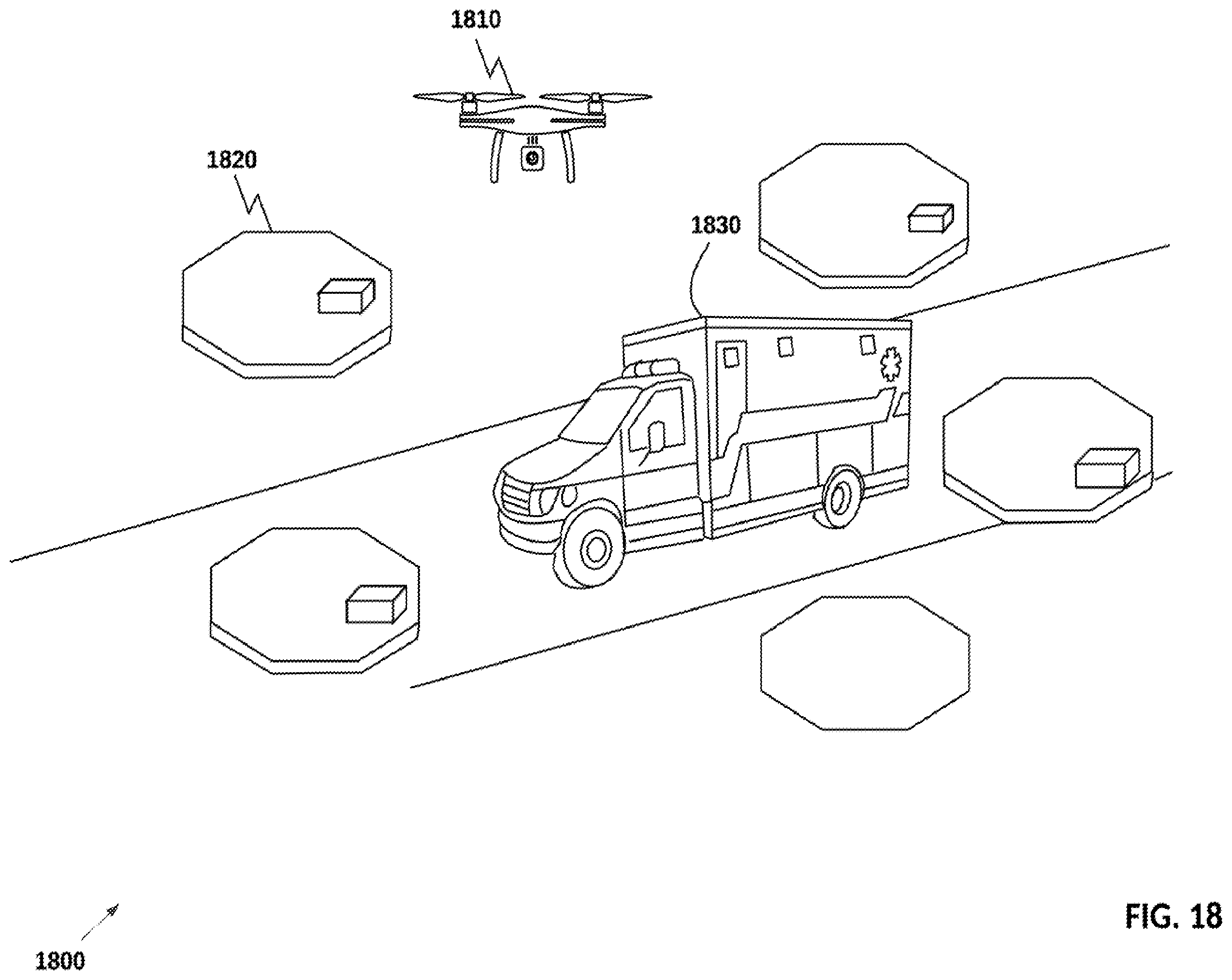 Patent US11814173 Figure 18 – Systems and methods for unmanned aerial vehicles