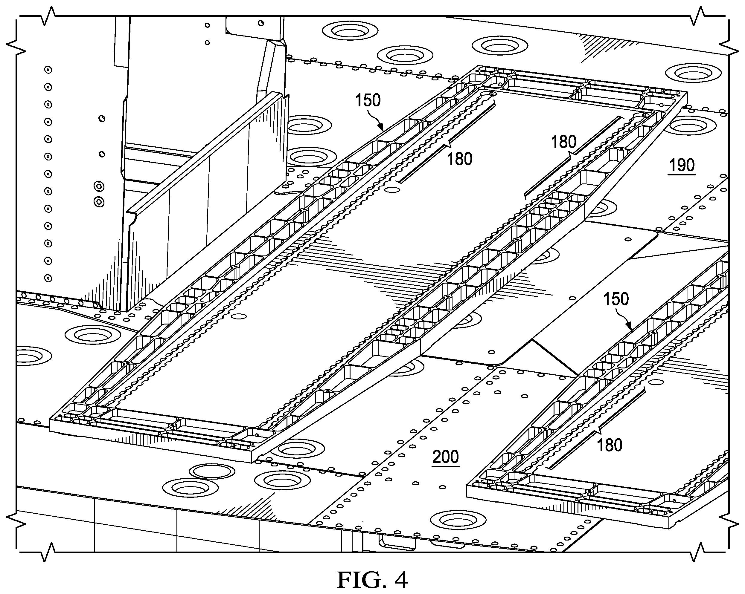 Patent US11814176 Figure 4 – Passenger seat crash safety system