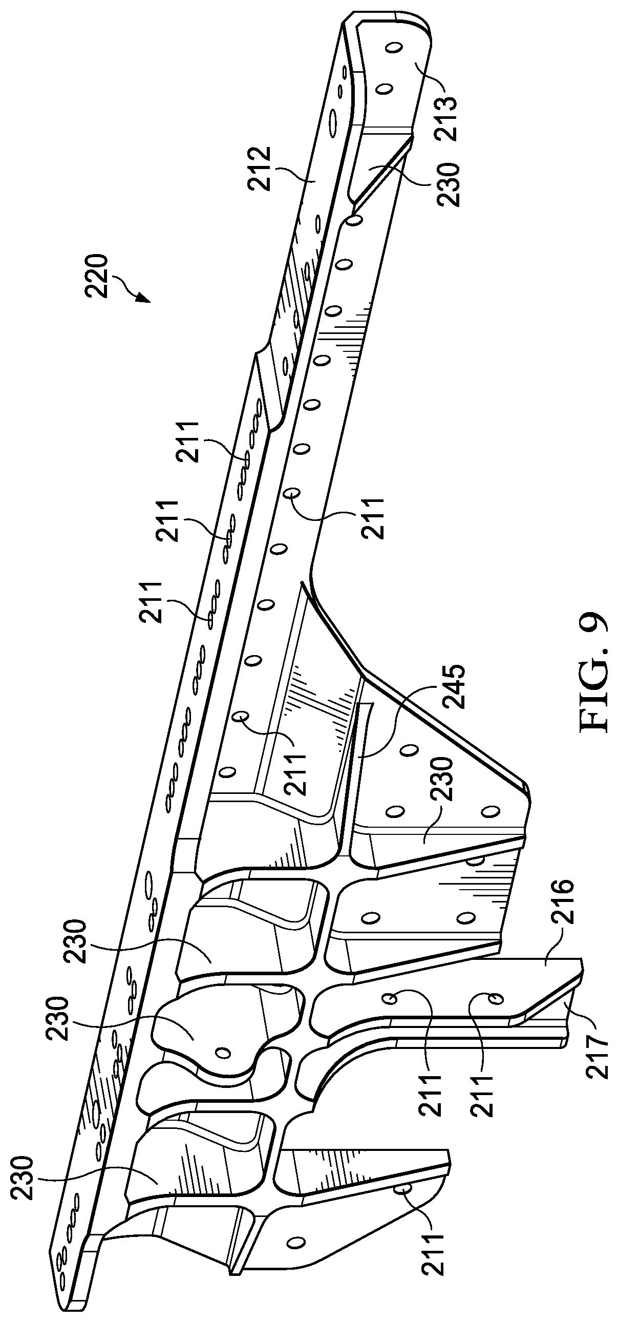 Patent US11814176 Figure 9 – Passenger seat crash safety system