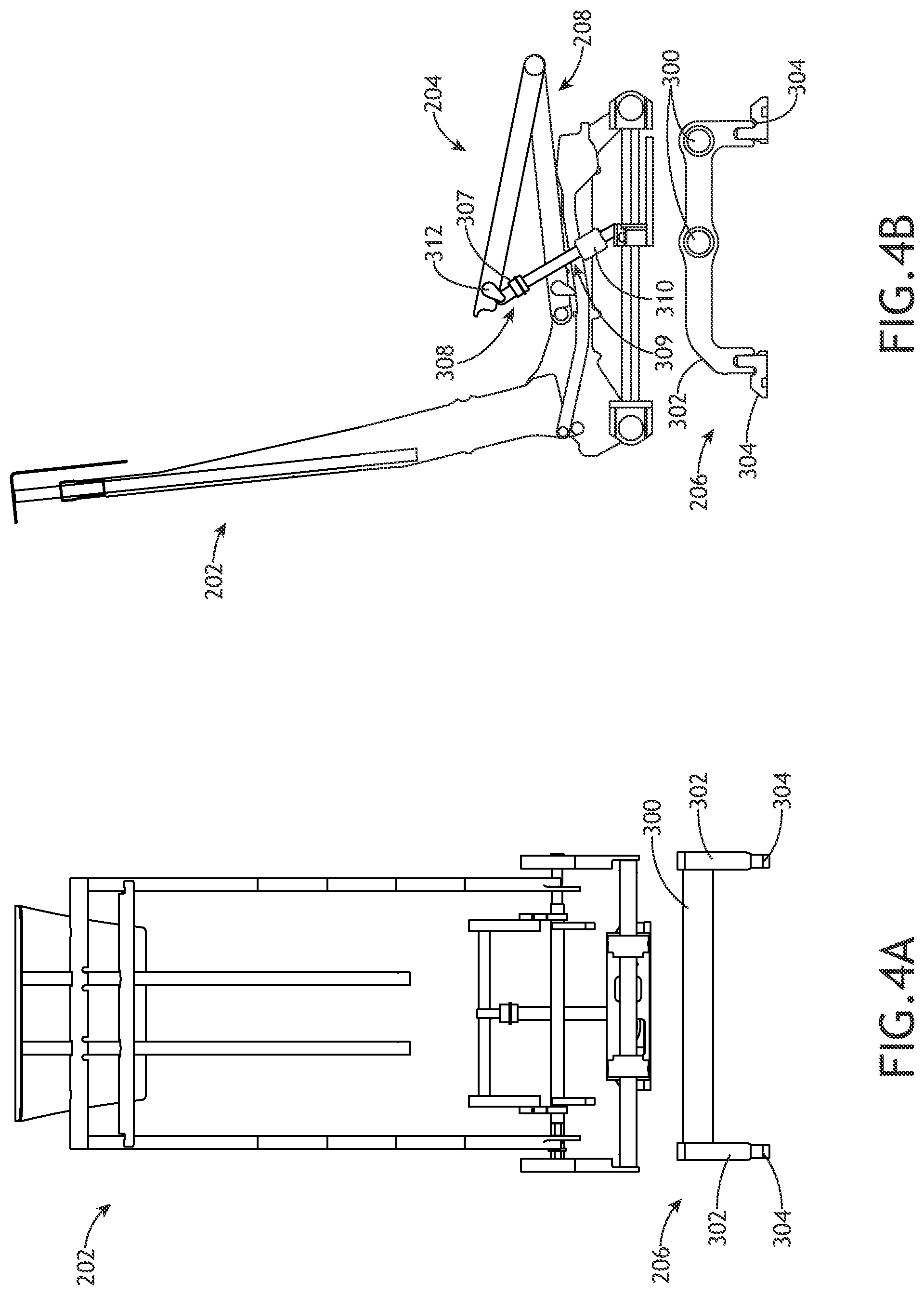 Patent US11814178 Figure 4 – Lift assist system for an aircraft seat