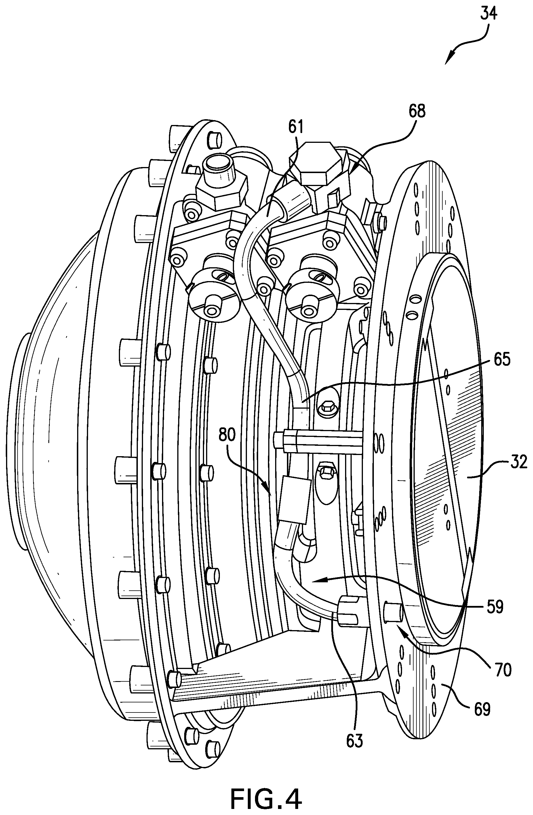 Patent US11814179 Figure 4 – Pressure device having a one-way valve for an aircraft sense line