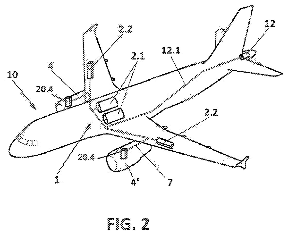 Patent US11814180 Figure 2 – Air management system for an aircraft