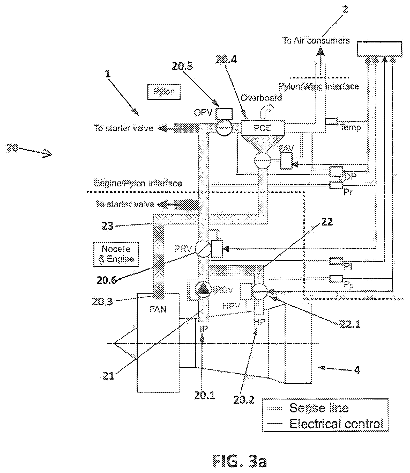 Patent US11814180 Figure 3 – Air management system for an aircraft