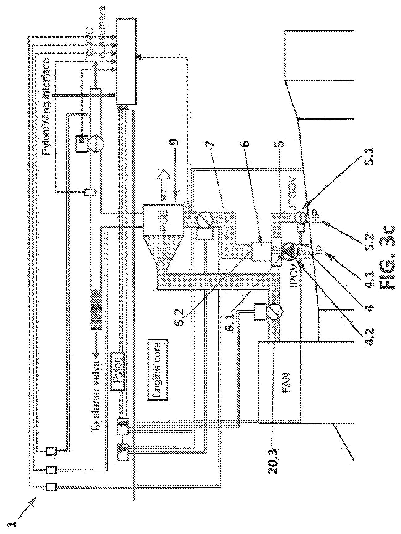 Patent US11814180 Figure 5 – Air management system for an aircraft