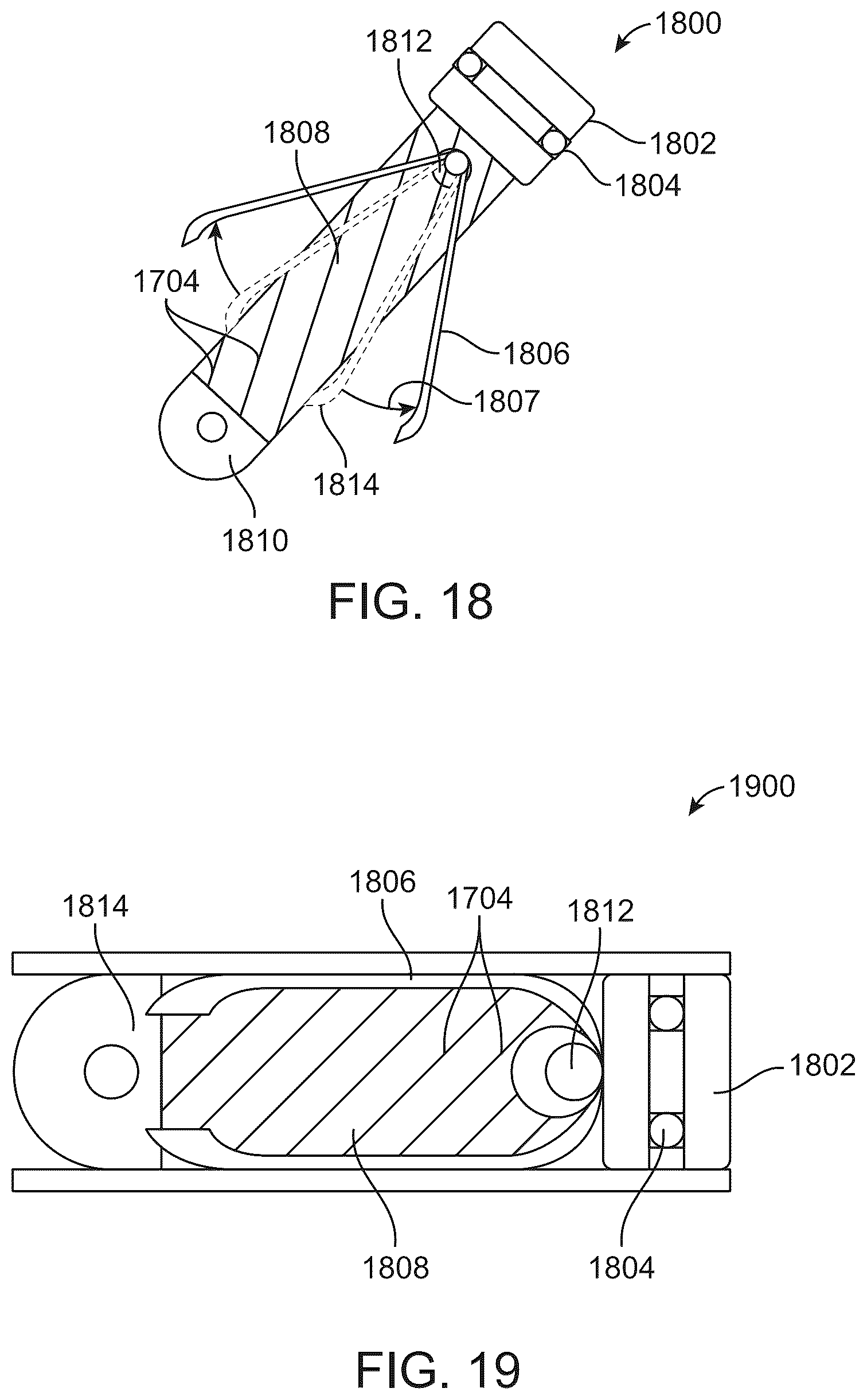 Patent US11814190 Figure 18 – System and method of providing a projectile module having a net with a drawstring