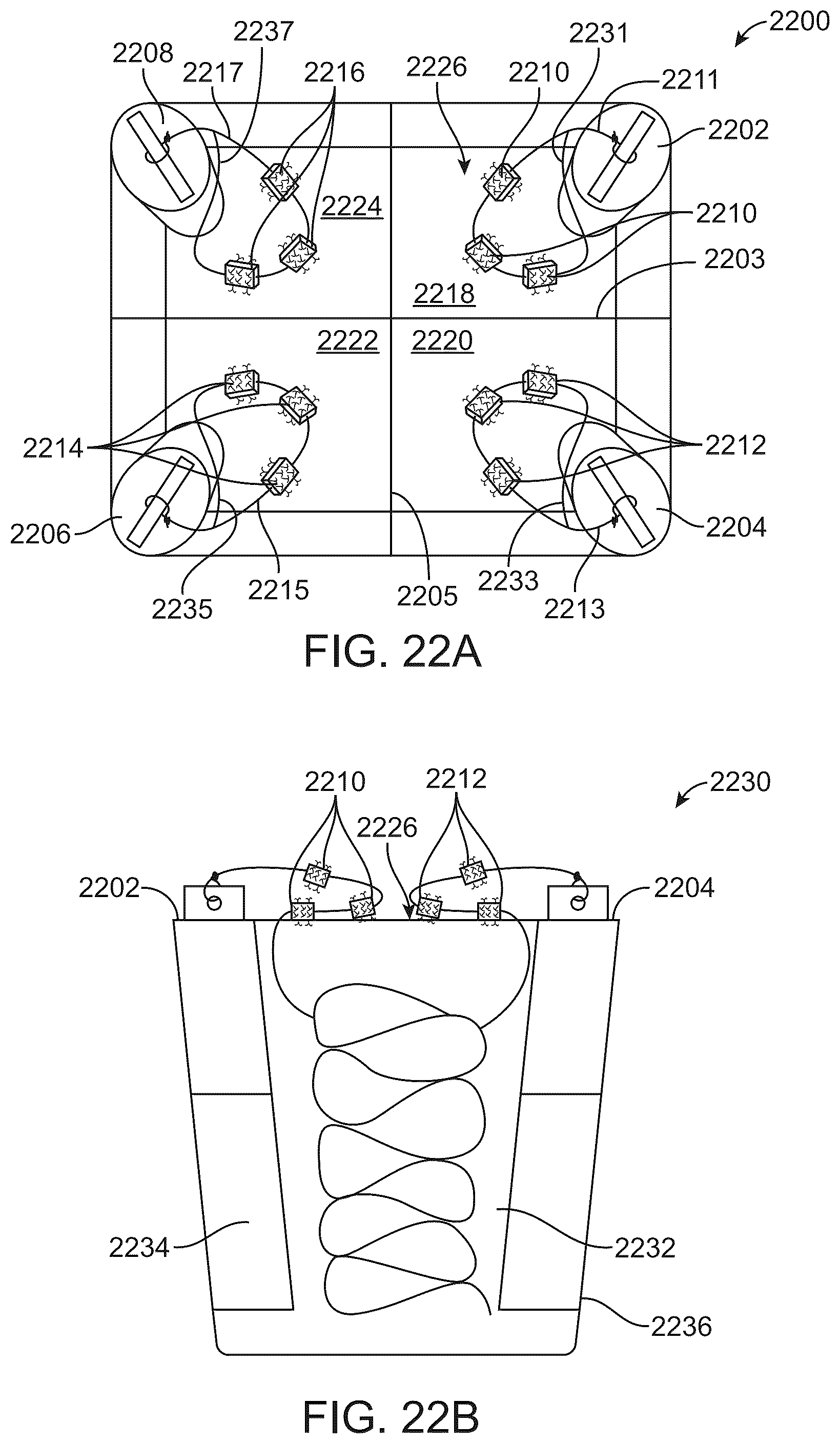 Patent US11814190 Figure 20 – System and method of providing a projectile module having a net with a drawstring