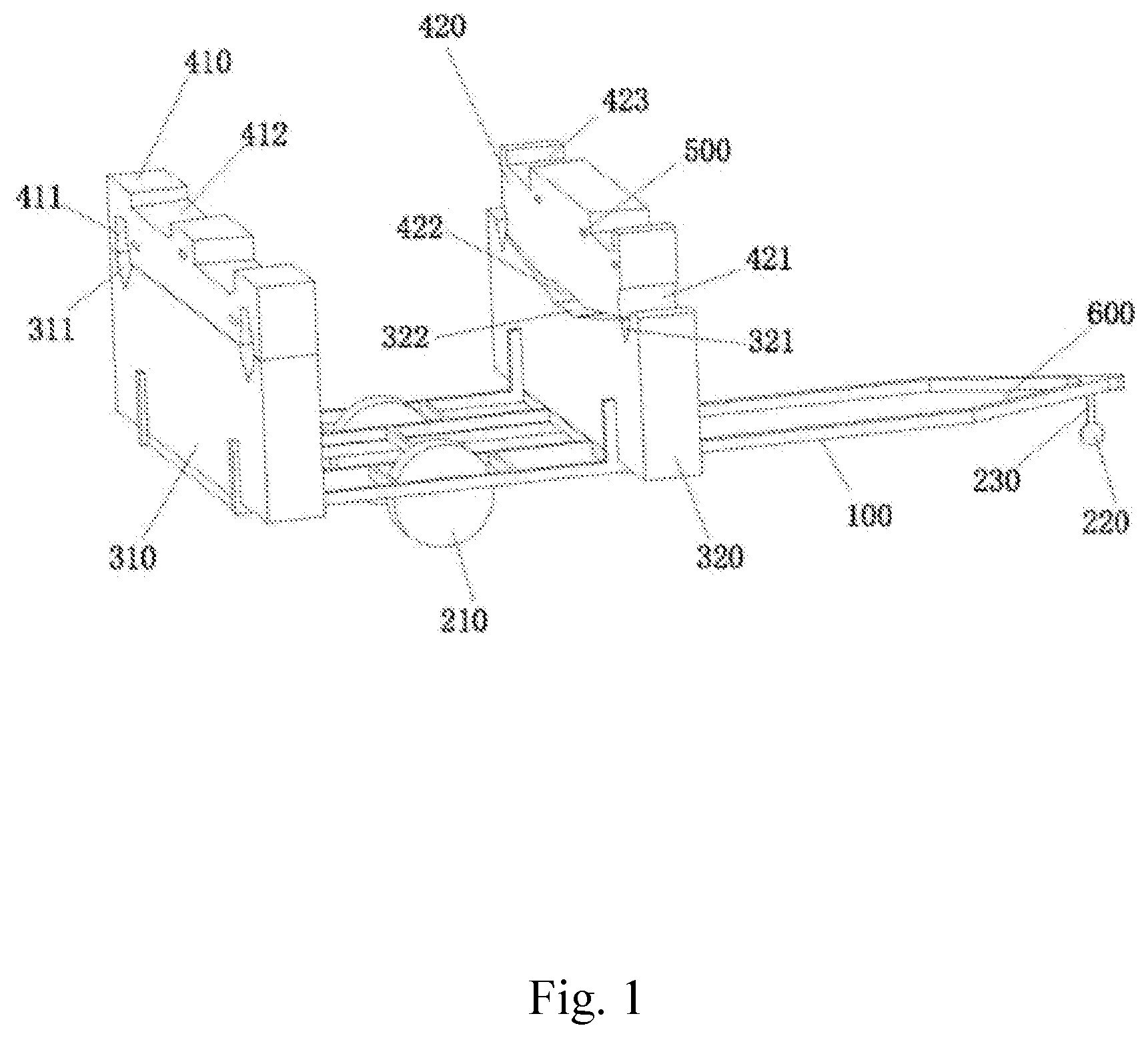 Patent US11814192 Figure 1 – Aircraft transport trailer