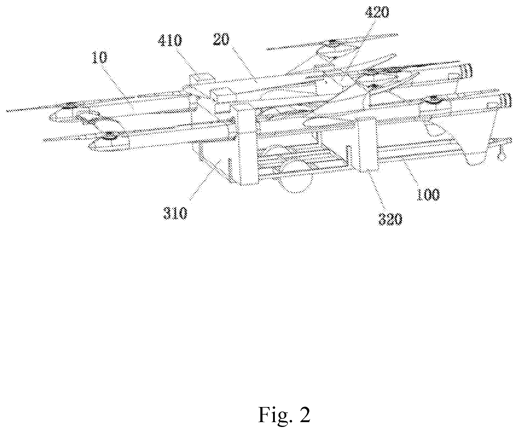 Patent US11814192 Figure 2 – Aircraft transport trailer