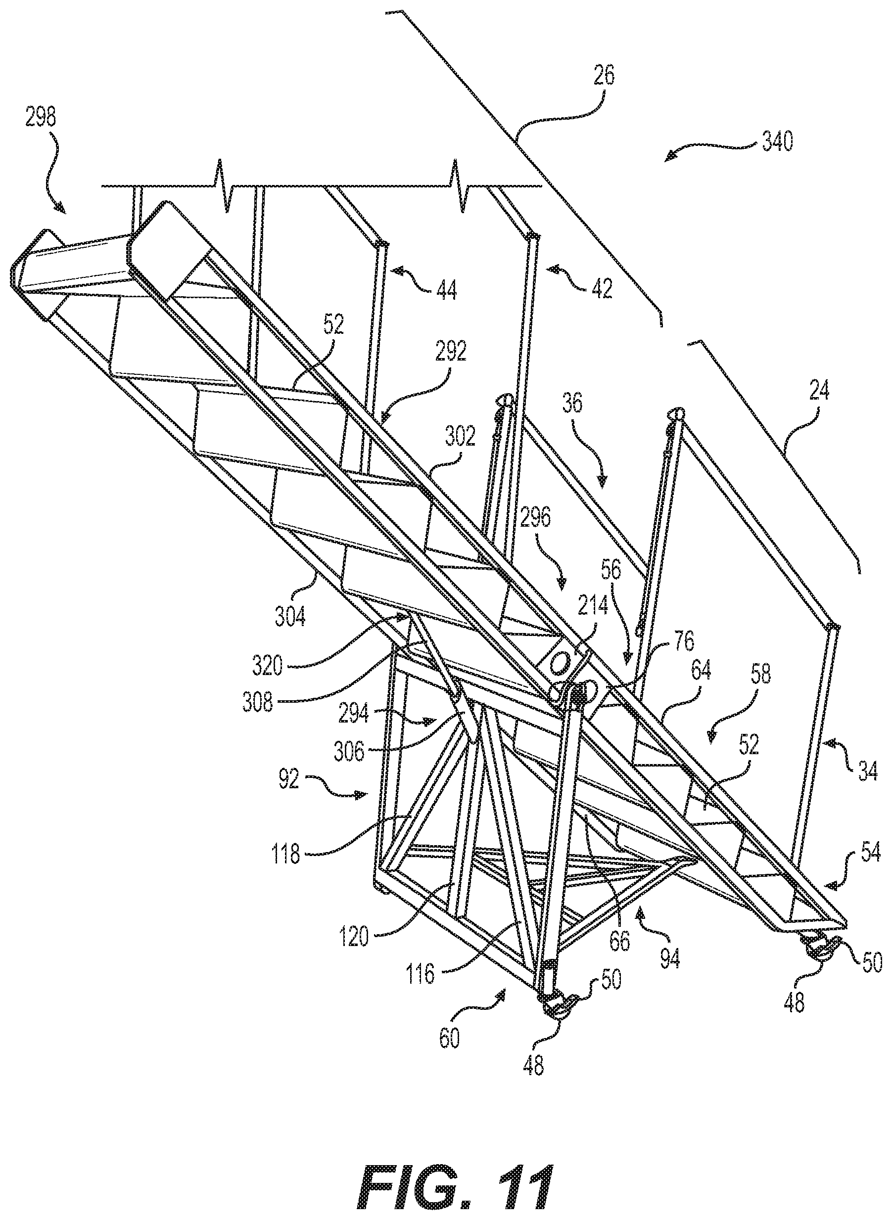 Patent US11814193 Figure 11 – Modular staircase