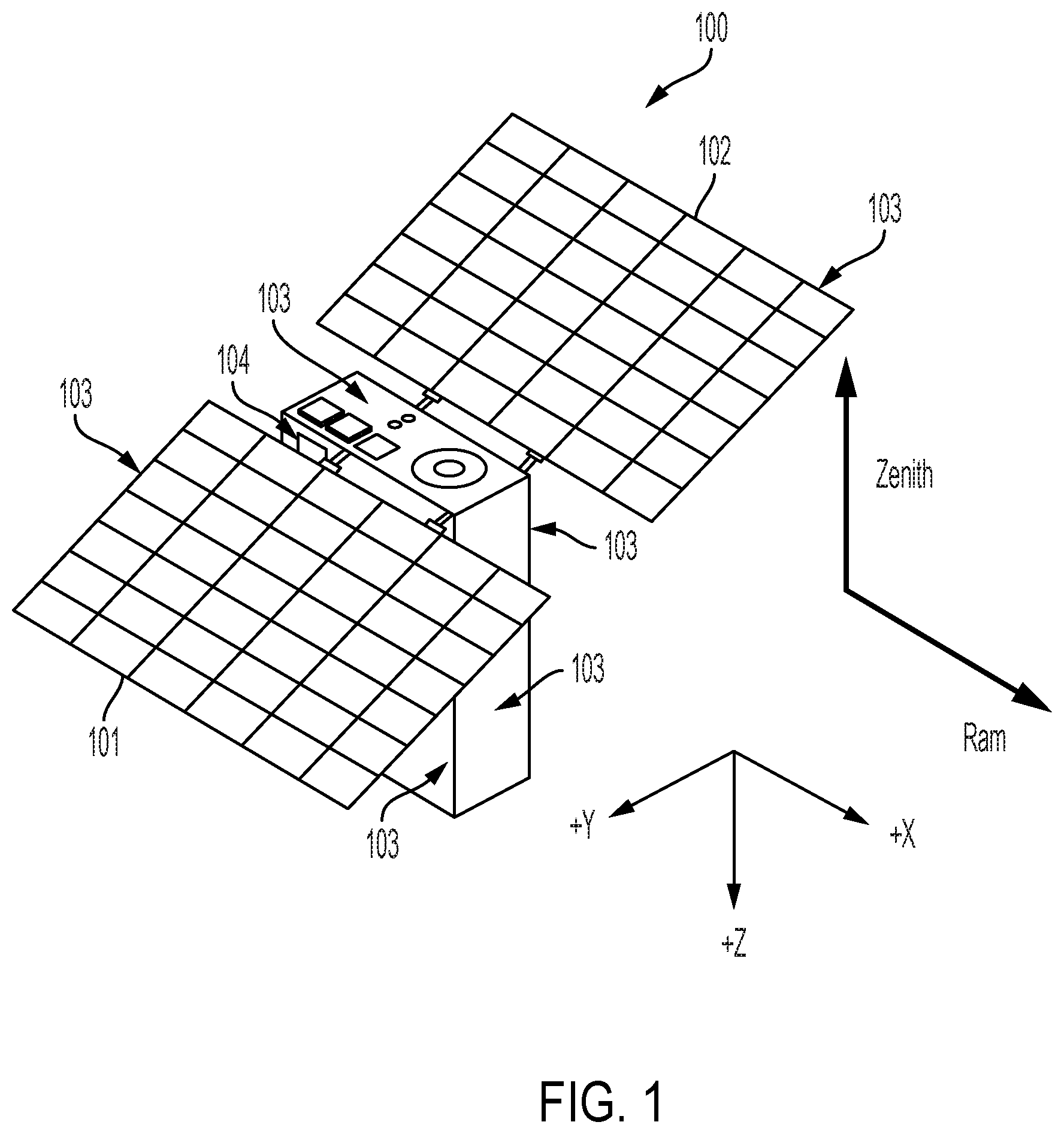 Patent US11814195 Figure 1 – Silicon oxide coated aluminized Kapton radiator coating for nano-satellite thermal management