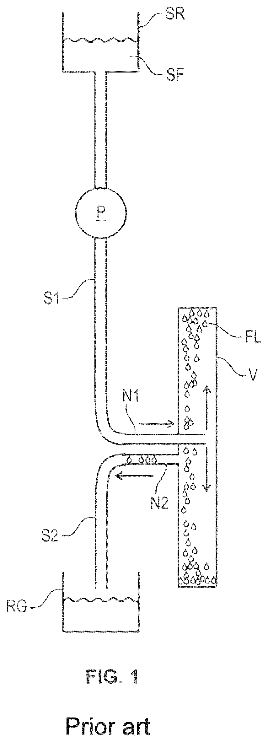 Patent US11814196 Figure 1 – Pressure-tight storage vessel containing a liquid