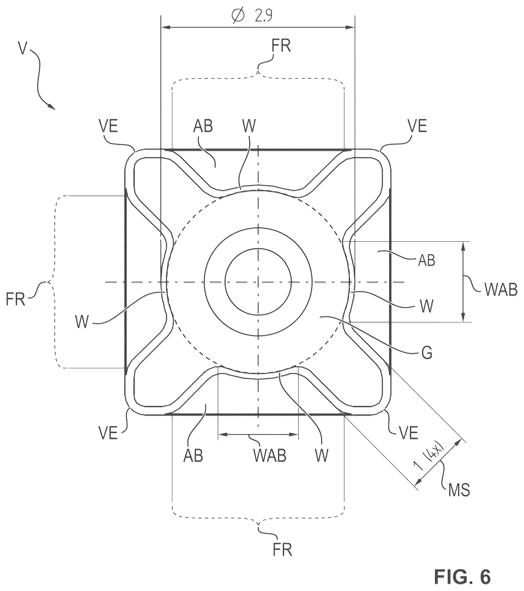 Patent US11814196 Figure 6 – Pressure-tight storage vessel containing a liquid
