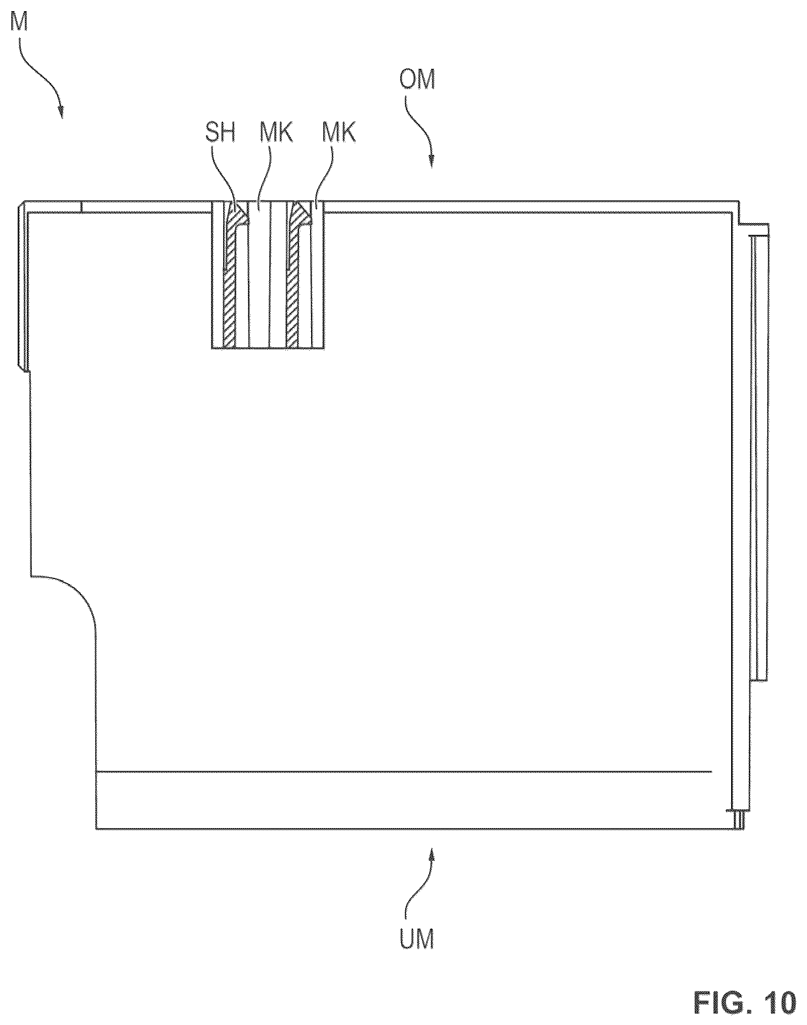 Patent US11814196 Figure 9 – Pressure-tight storage vessel containing a liquid