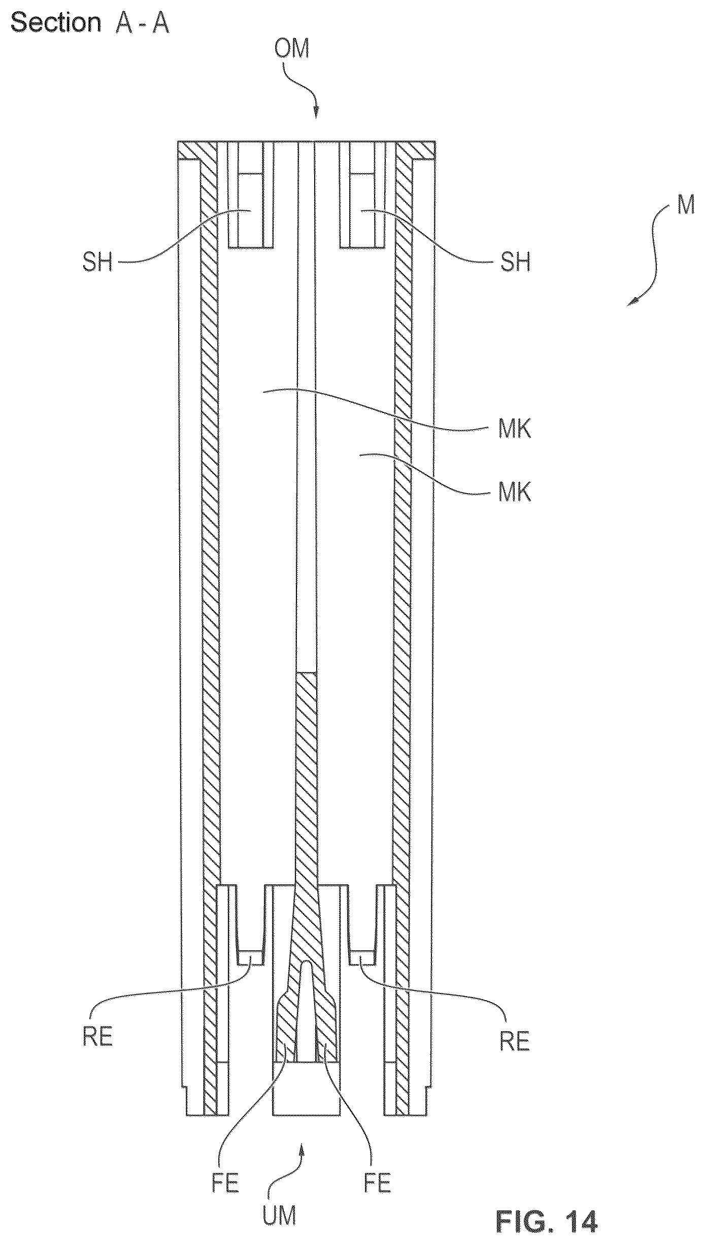 Patent US11814196 Figure 13 – Pressure-tight storage vessel containing a liquid