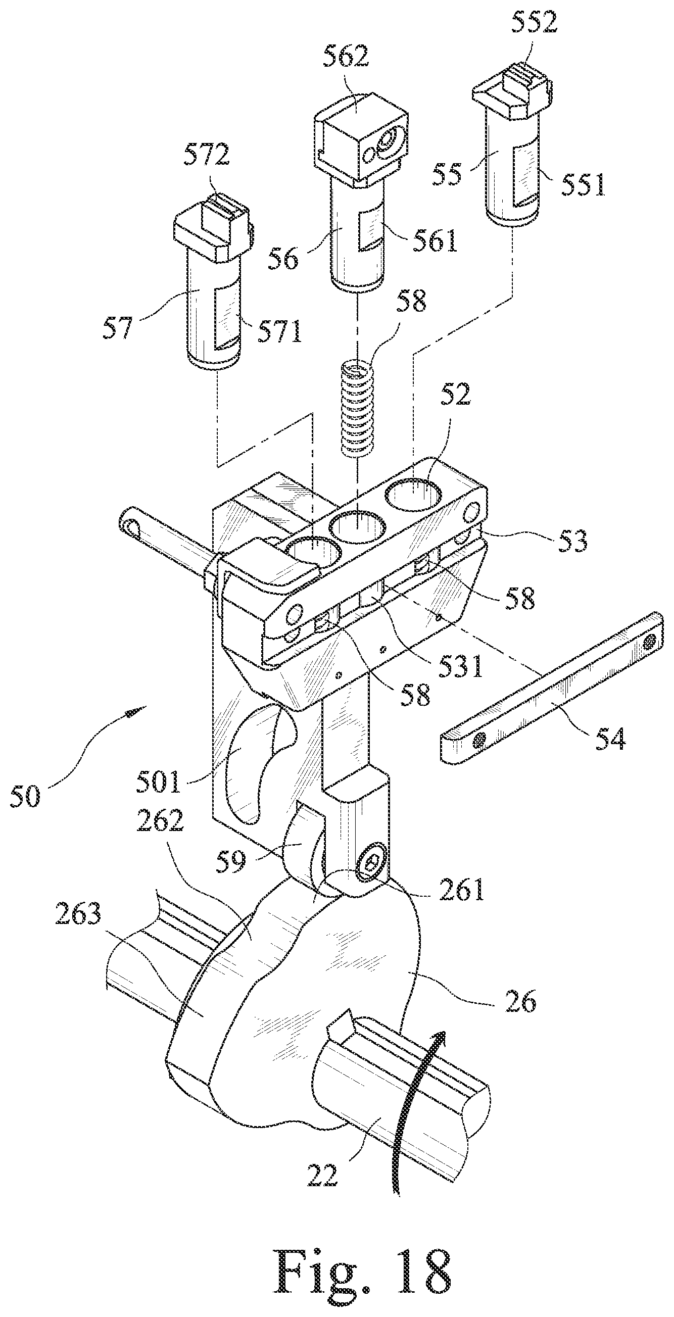 Patent US11814198 Figure 15 – Relaxation device of cardboard strapping machine