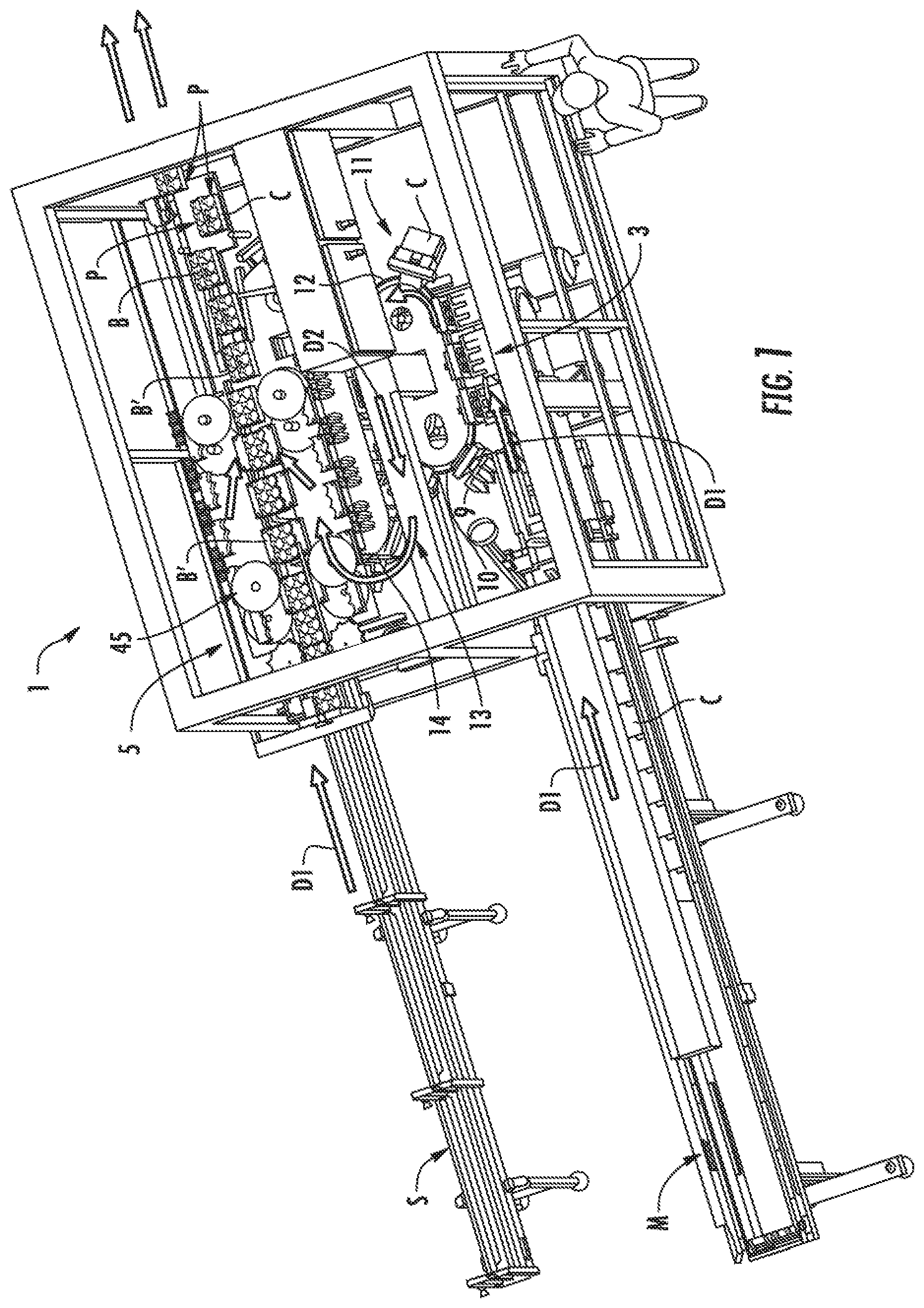 Patent US11814199 — Packaging system — Figure 1