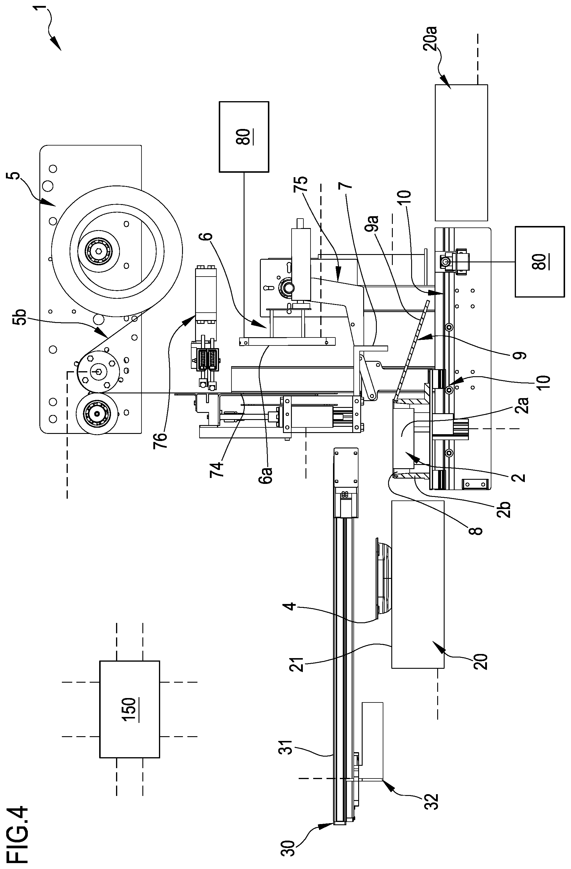 Patent US11814201 Figure 4 – Apparatus and process for packaging products