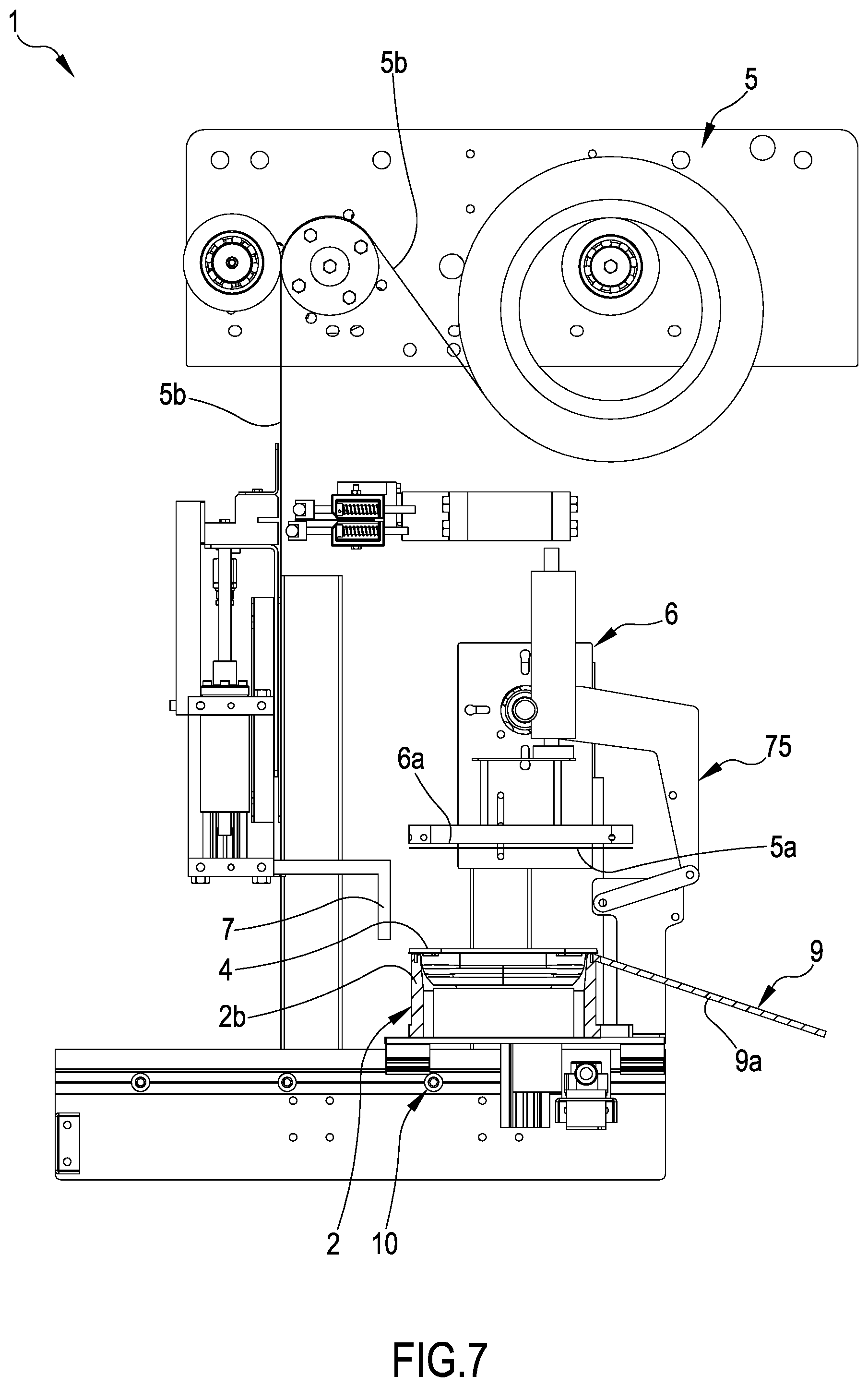Patent US11814201 Figure 7 – Apparatus and process for packaging products