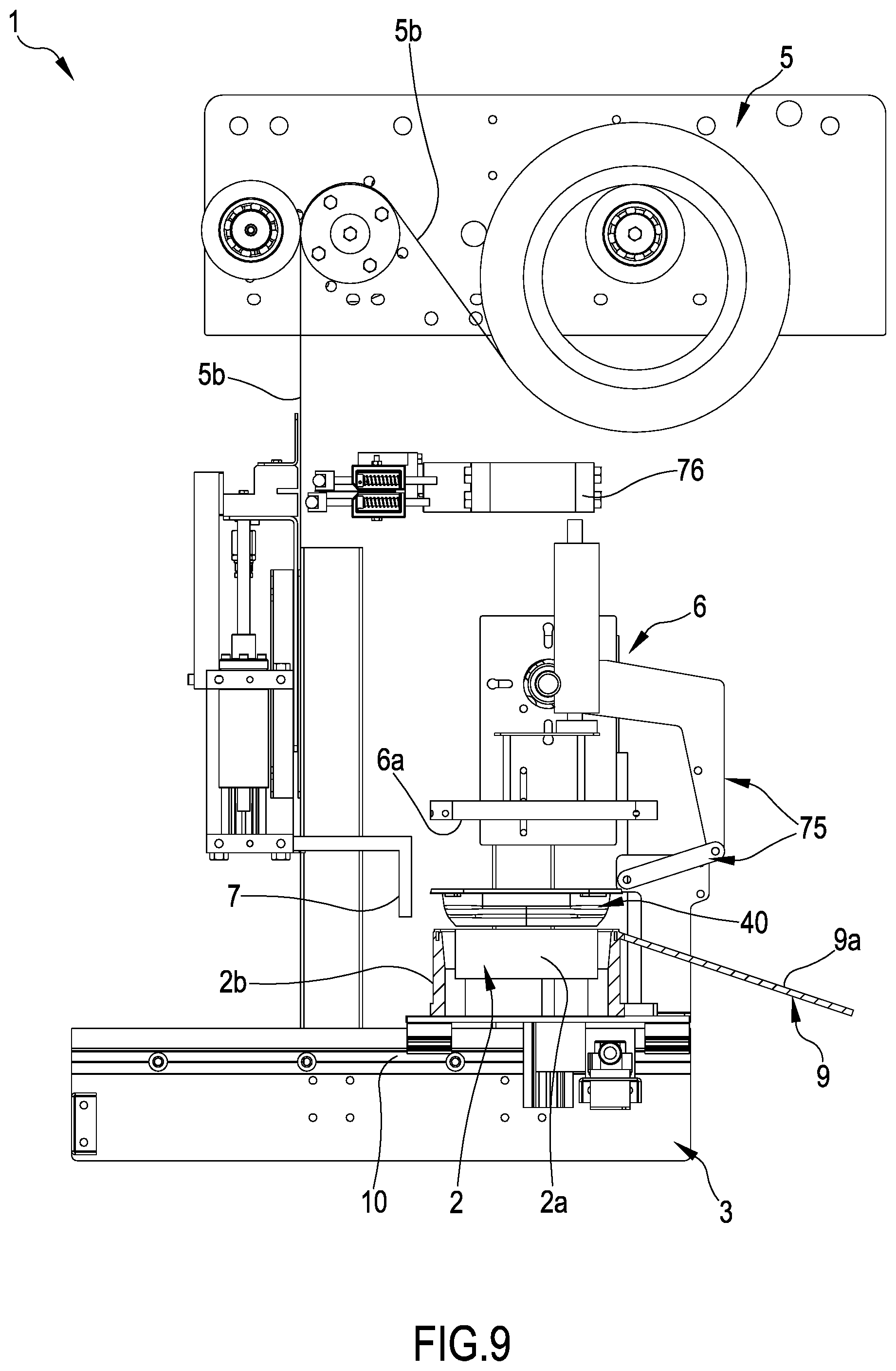 Patent US11814201 Figure 9 – Apparatus and process for packaging products