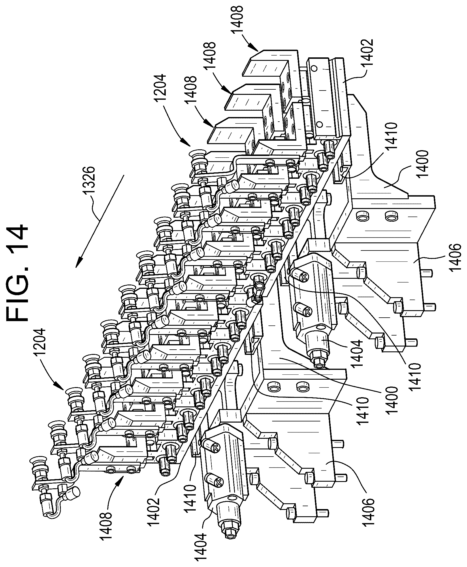 Patent US11814203 Figure 18 – Apparatuses and methods for loading containers with products