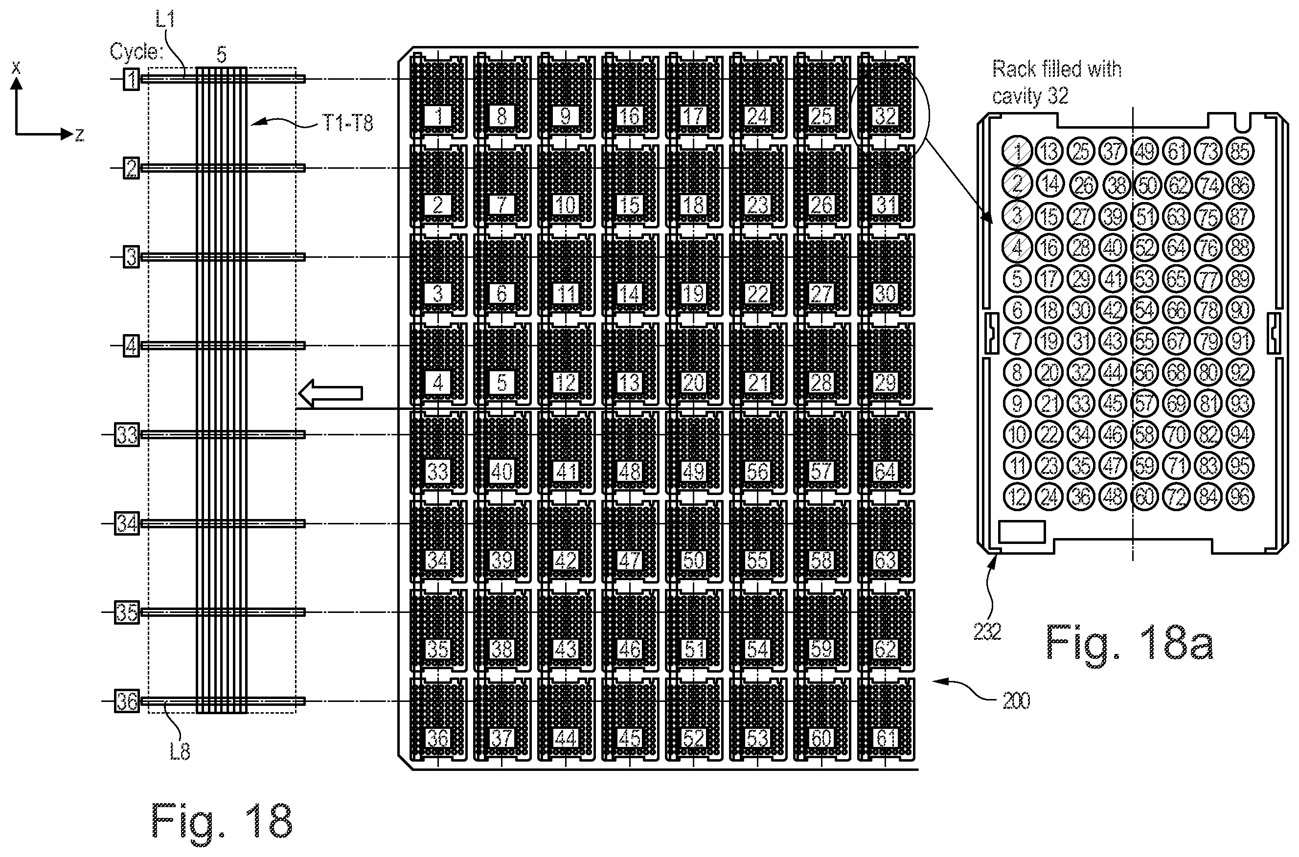Patent US11814204 Figure 17 – Method and device for packing of injection molded parts
