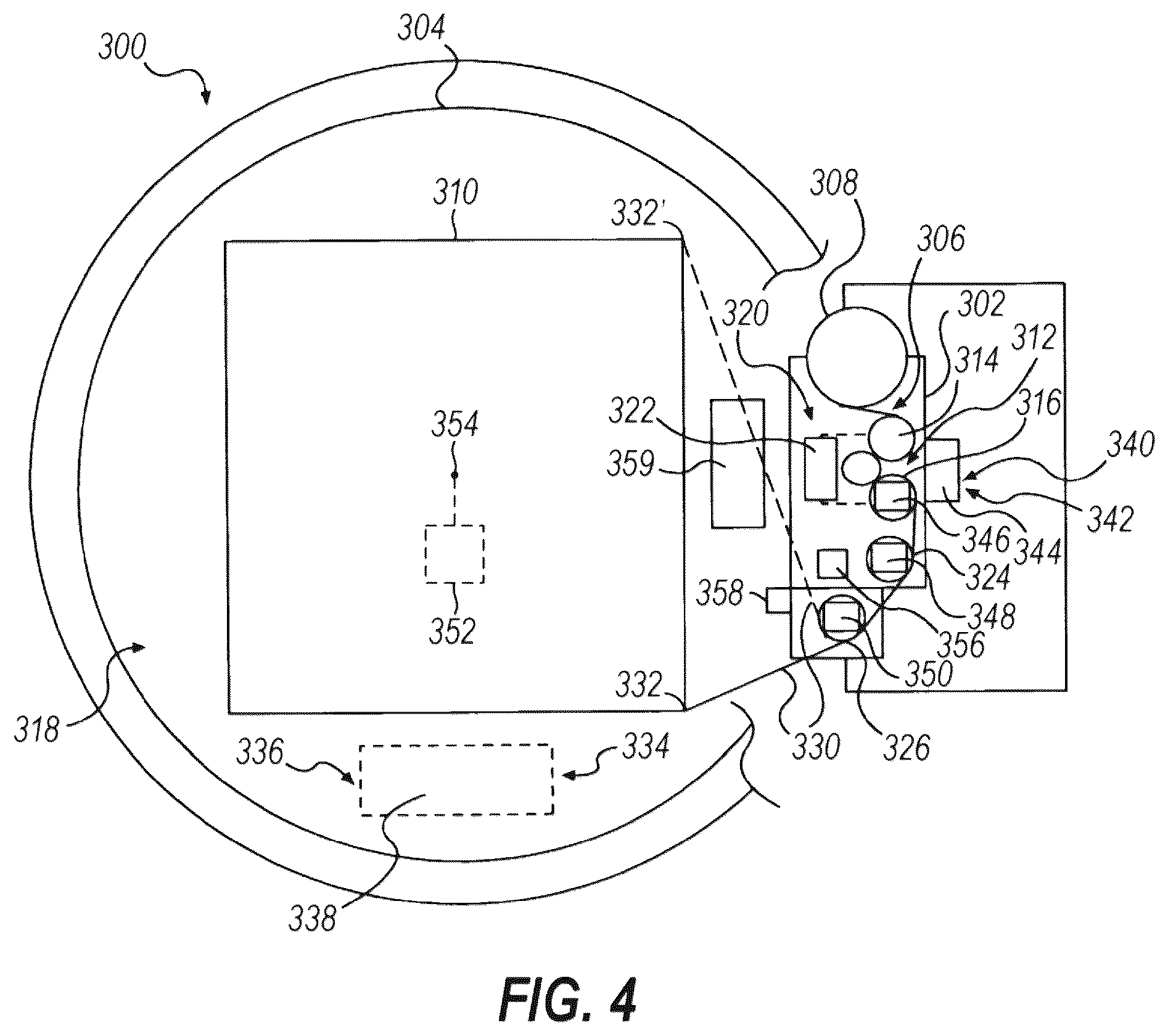 Patent US11814205 Figure 4 – Packaging material evaluation and apparatus therefor for sensing packaging material flaws