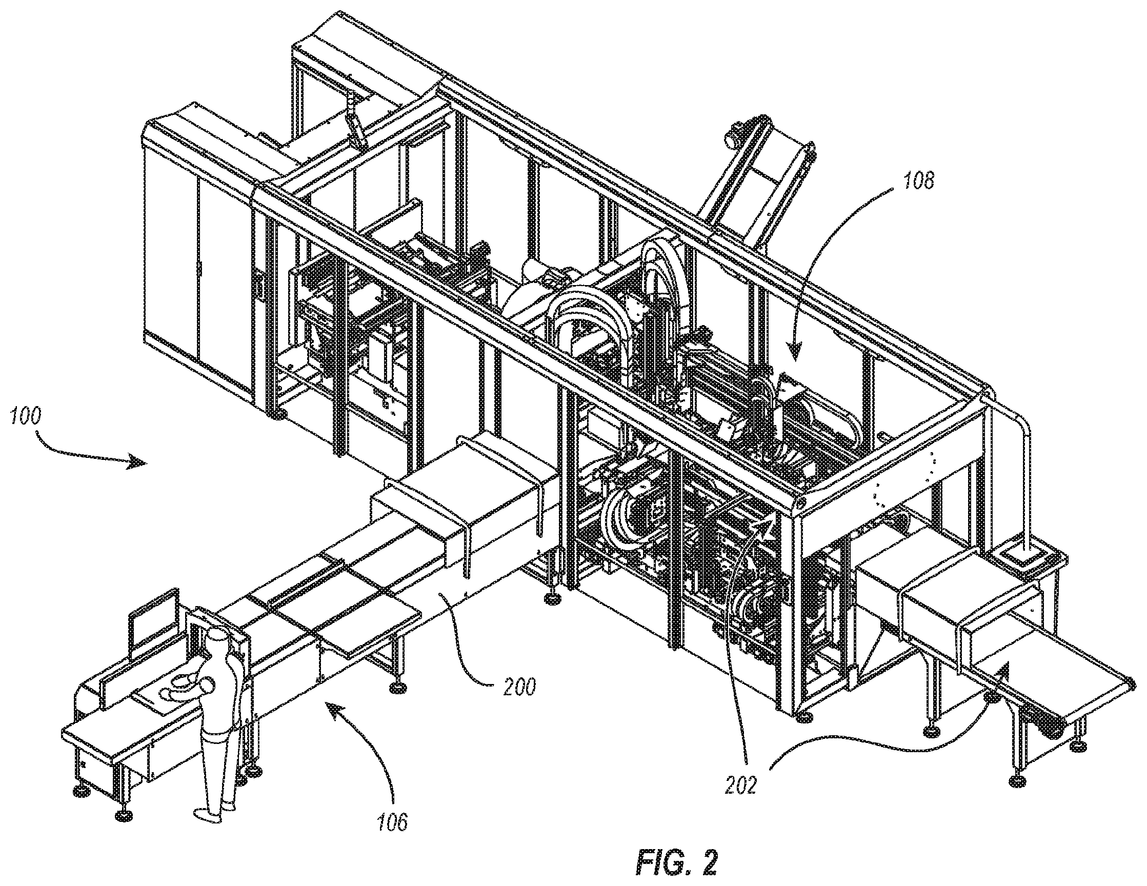Patent US11814206 Figure 2 – Adaptive acceleration control for packaging machine