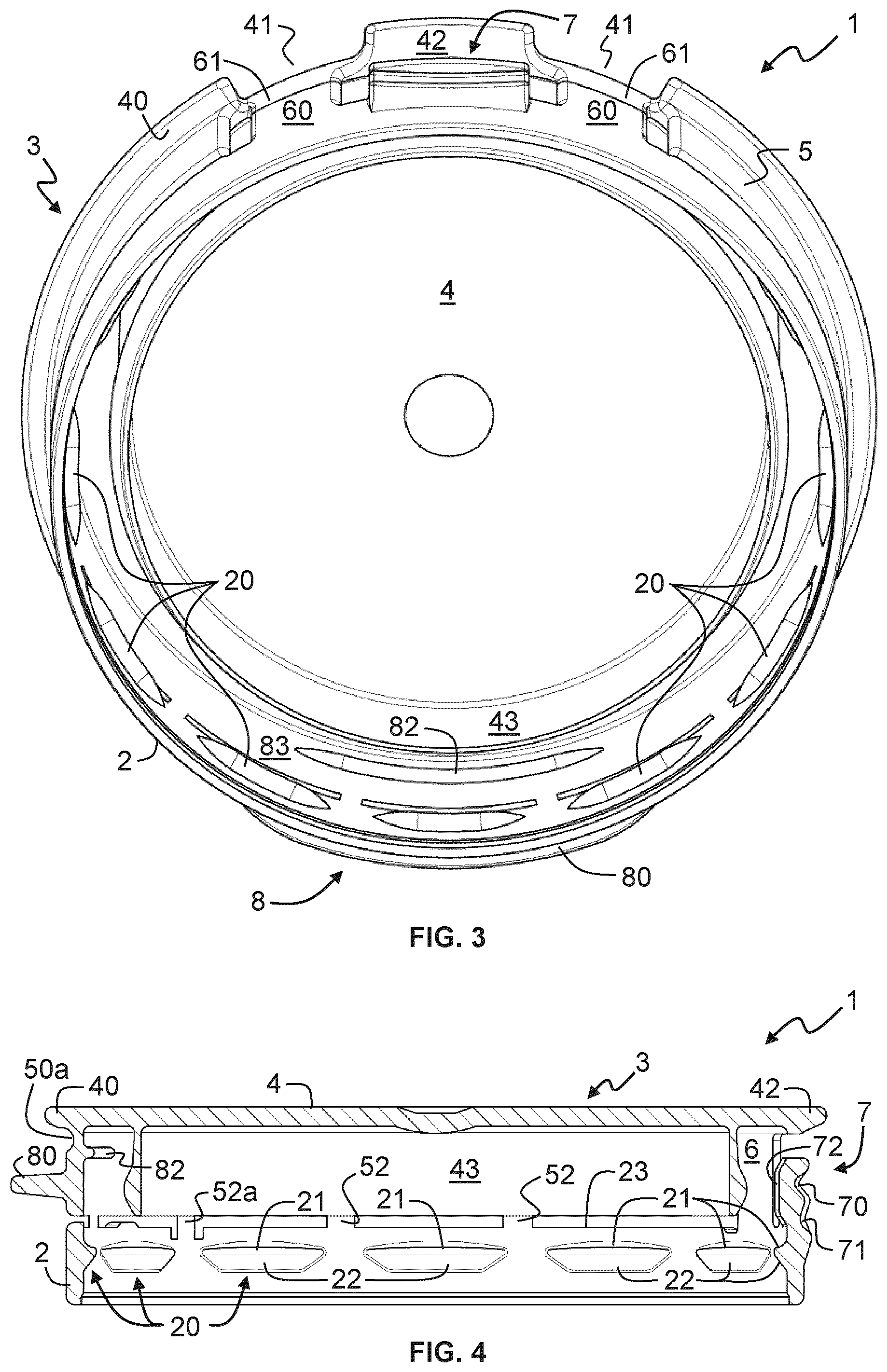 Patent US11814215 Figure 2 – Closure for a container neck