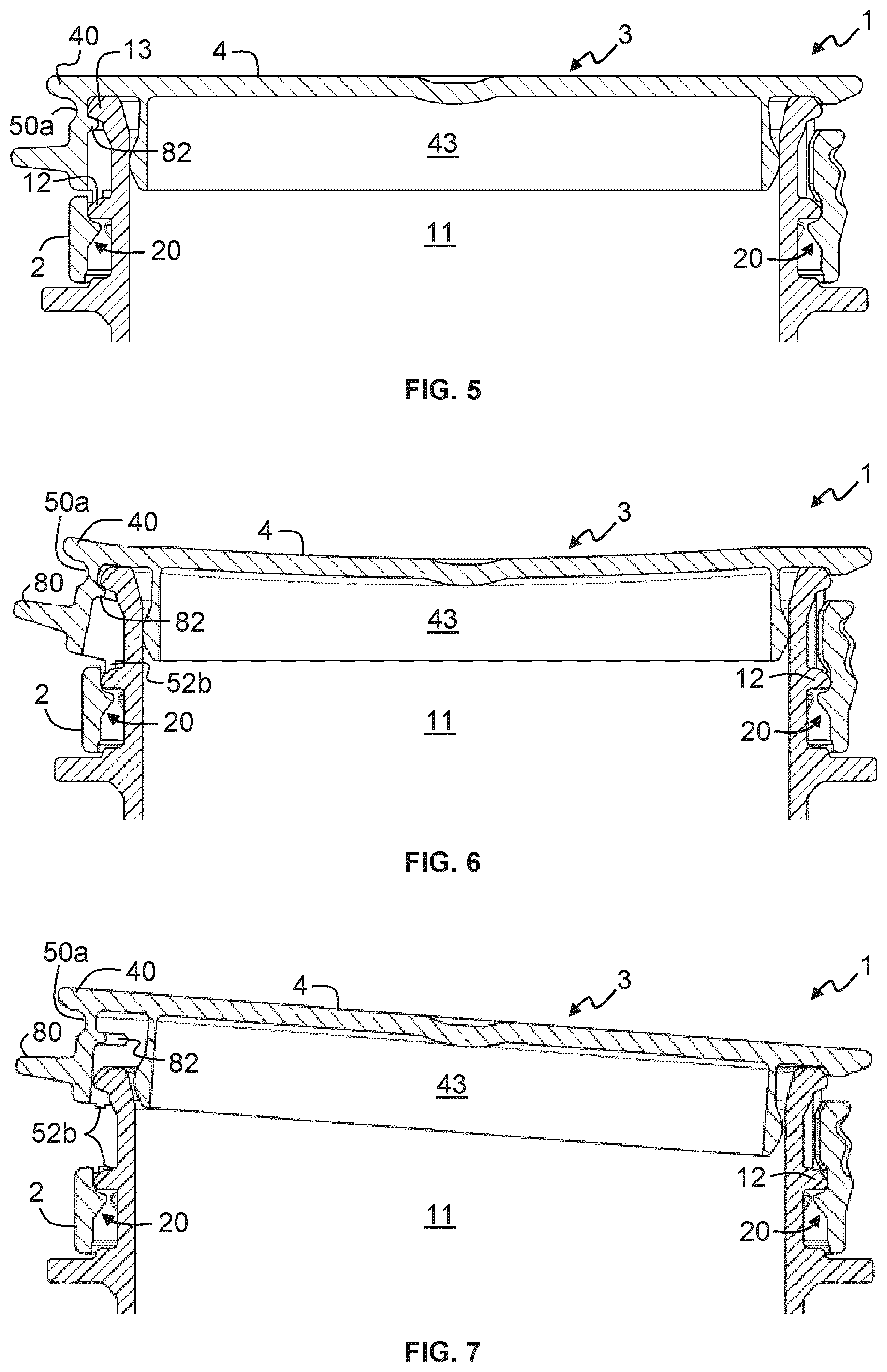 Patent US11814215 Figure 3 – Closure for a container neck