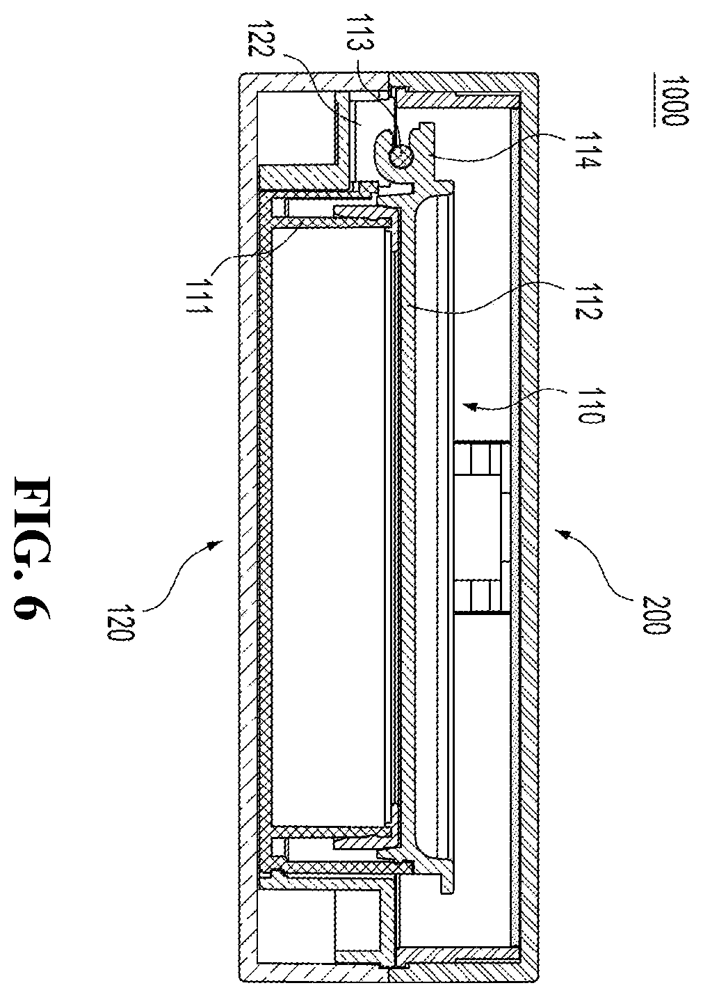 Patent US11814216 Figure 6 – Container whose hinge part is hidden from outside