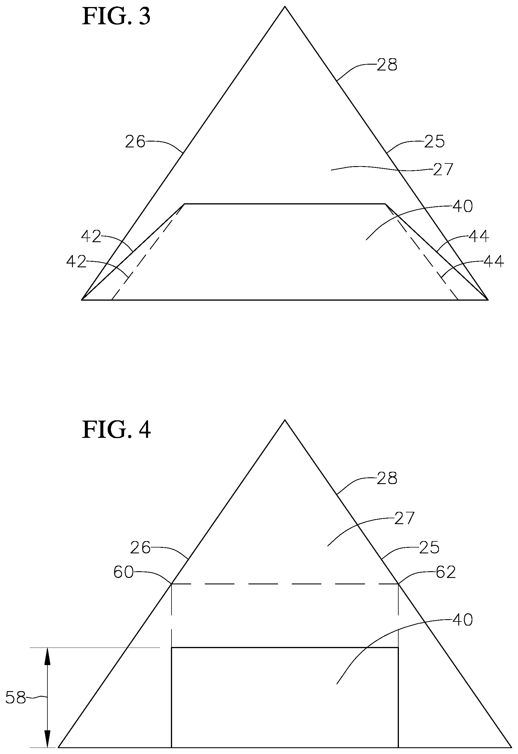 Patent US11814221 Figure 3 – Triangular packages and methods of making the same